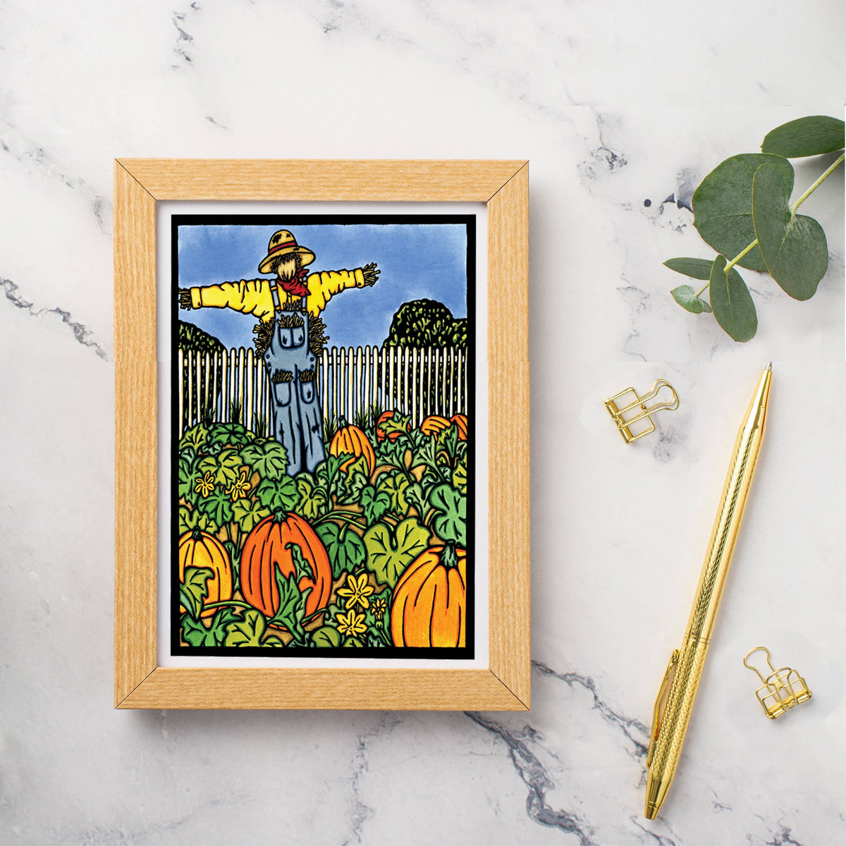 Greeting Card Pumpkin Patch