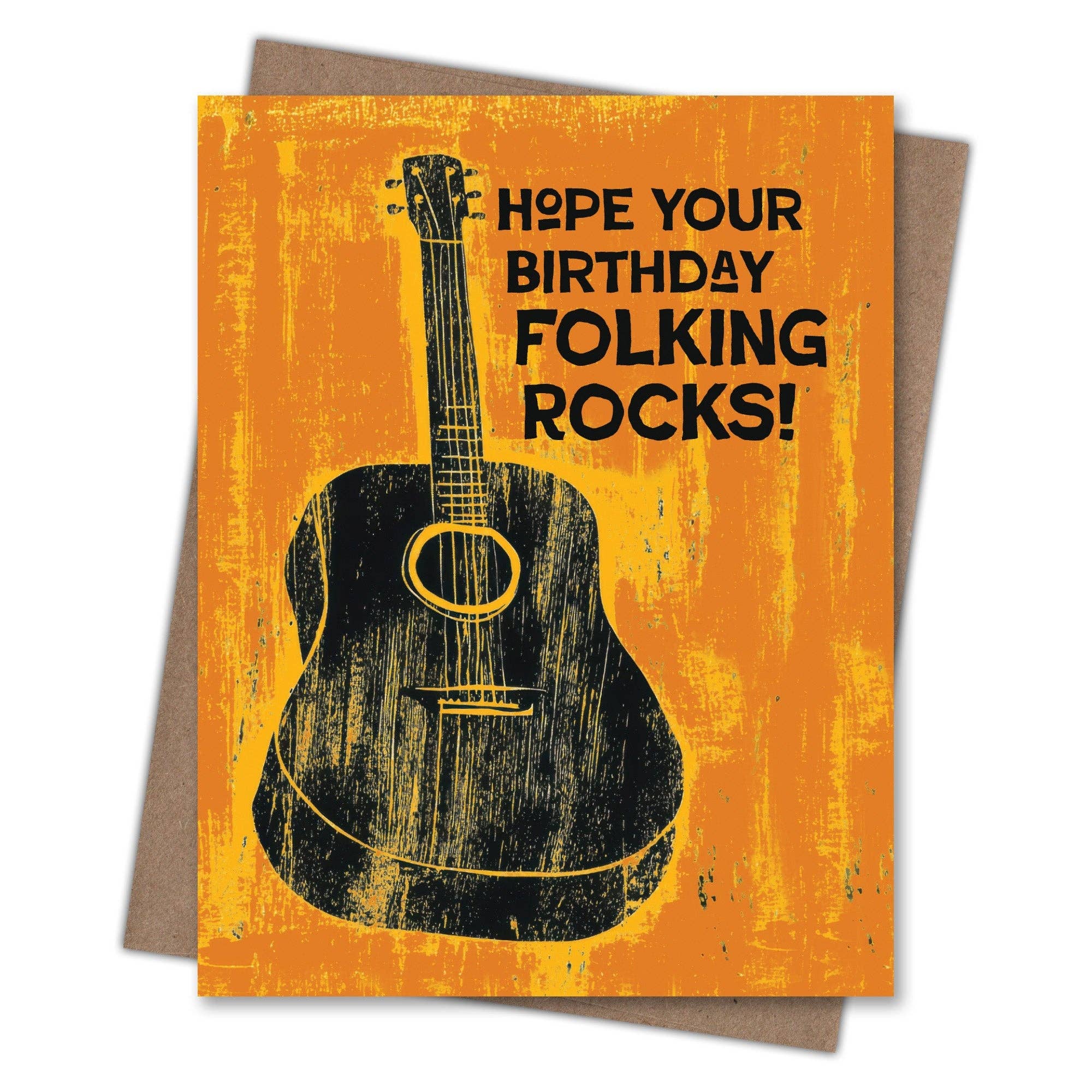 Folking Rocks Birthday Card
