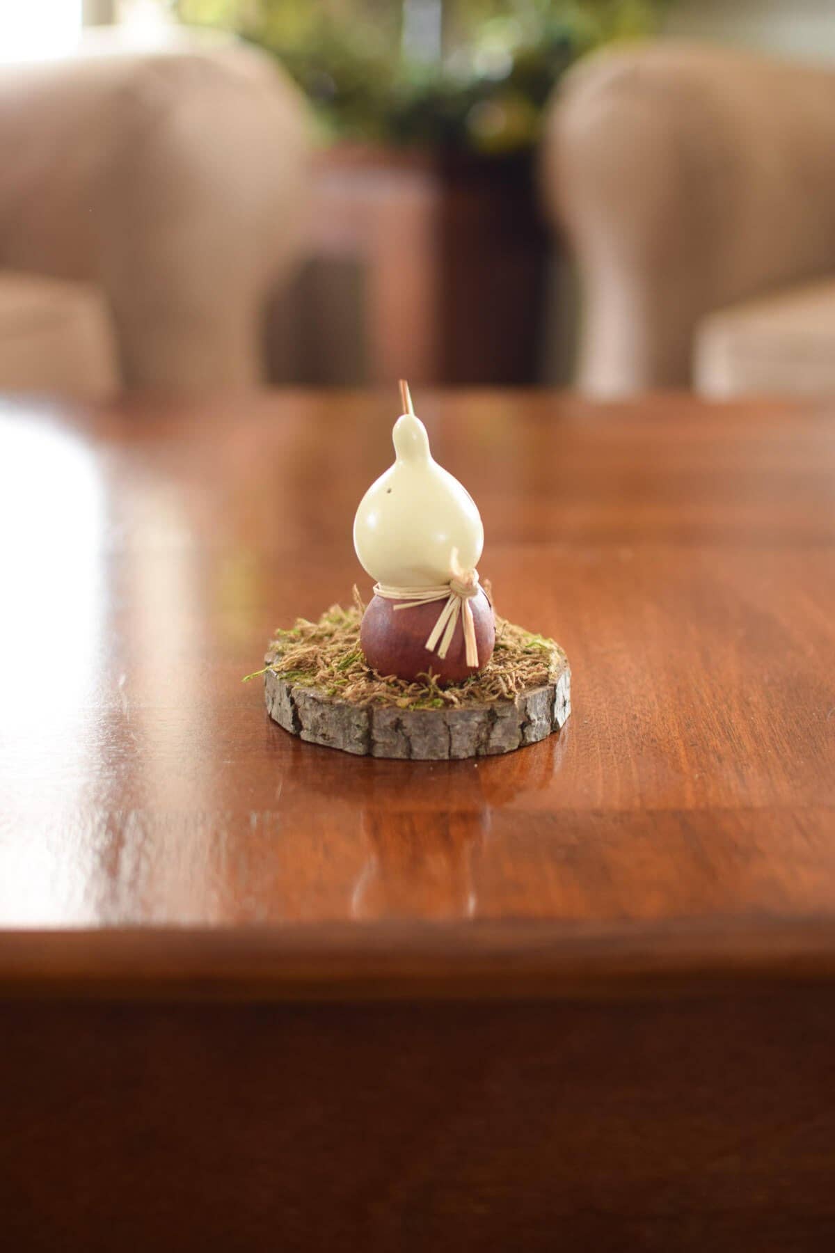 Hand-Crafted Gourd Scene - Casper Jack Scene - Fall Decor