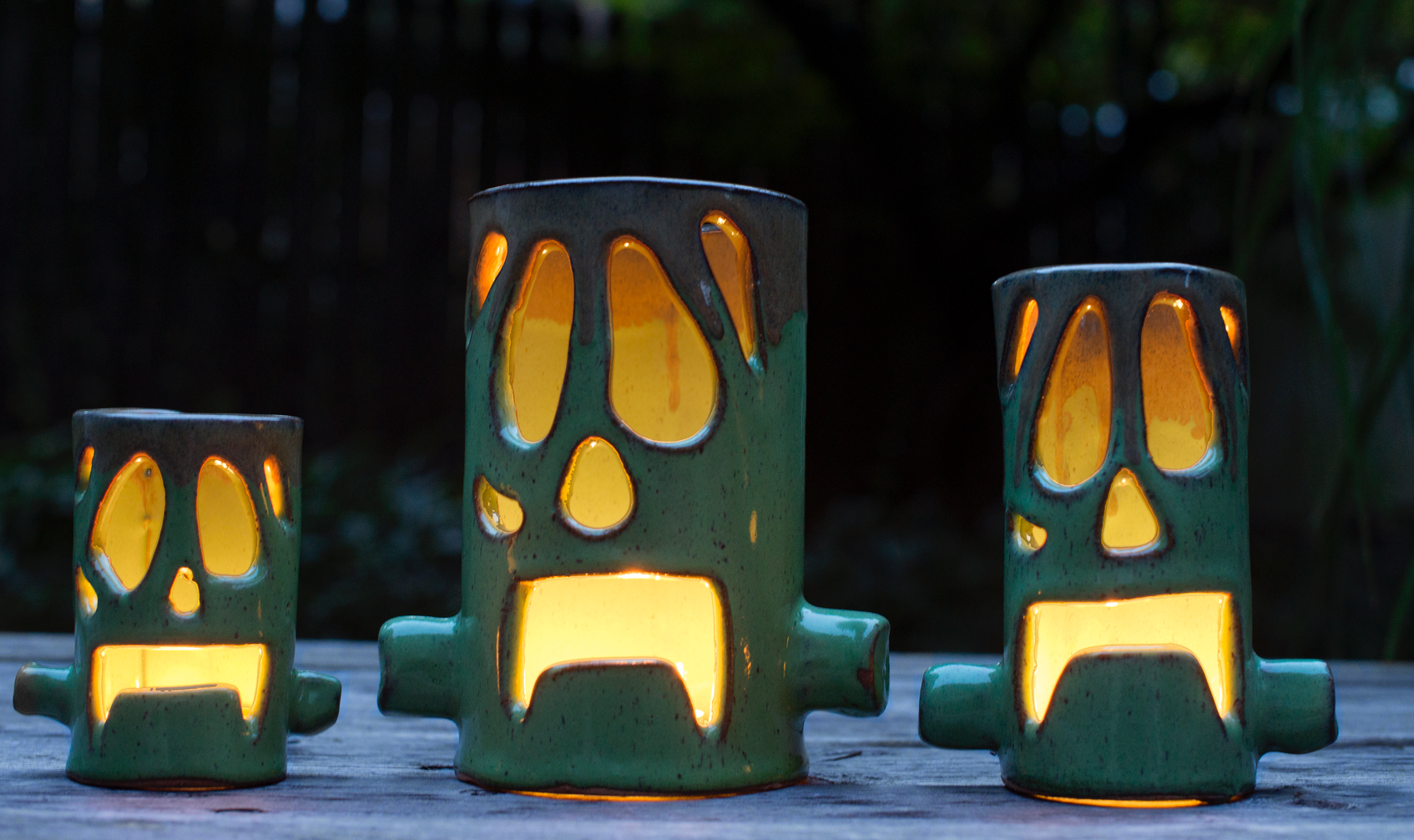 Halloween Frankenstein Luminary: Small