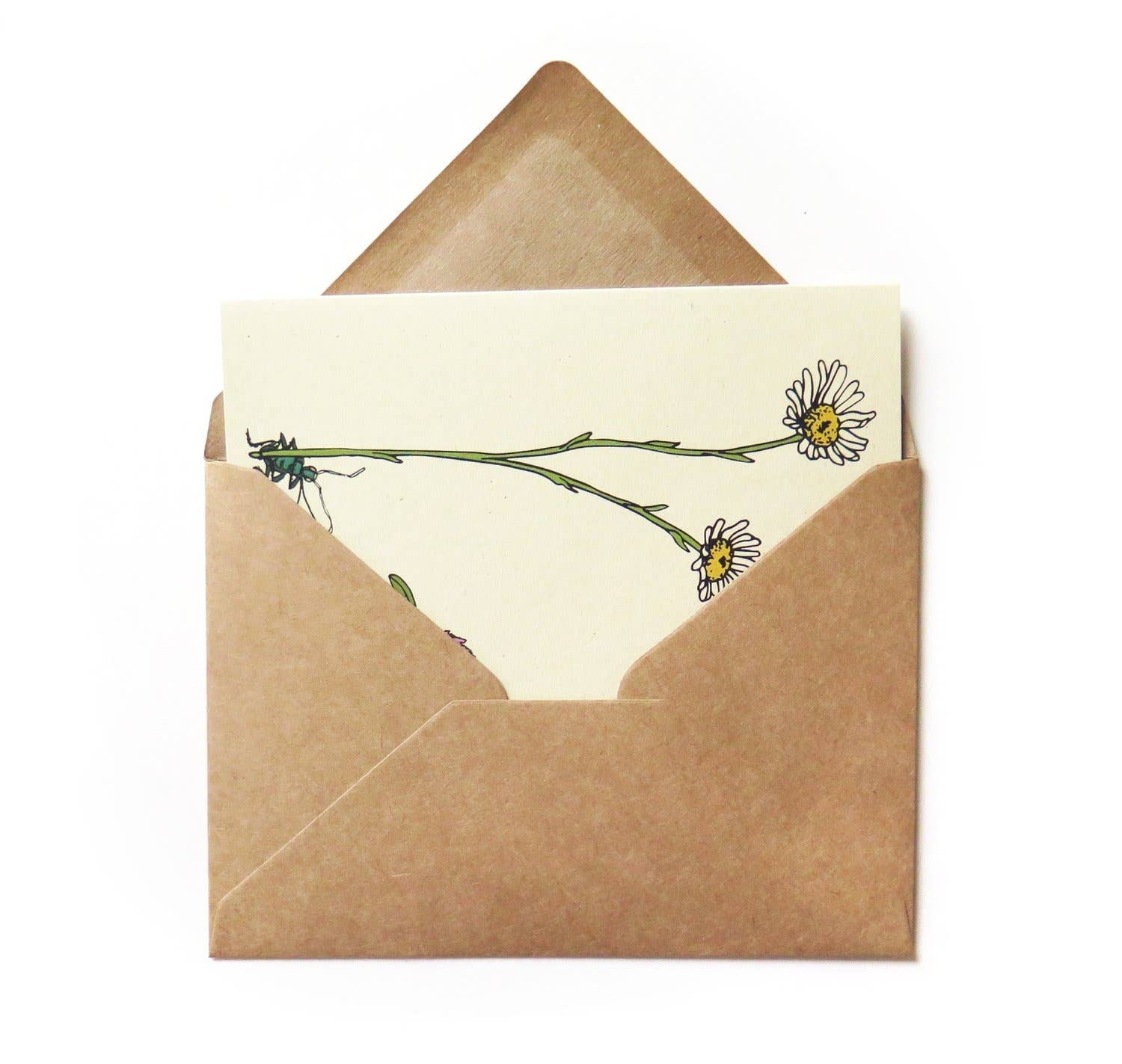 Little Bugs Cards - Green Bug and Honey Bee