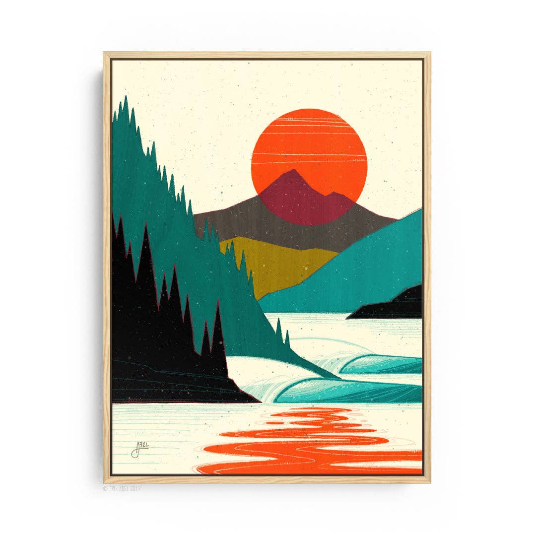Northern Sol - WHLSL Print: Unframed / 9x12 / Bamboo Paper