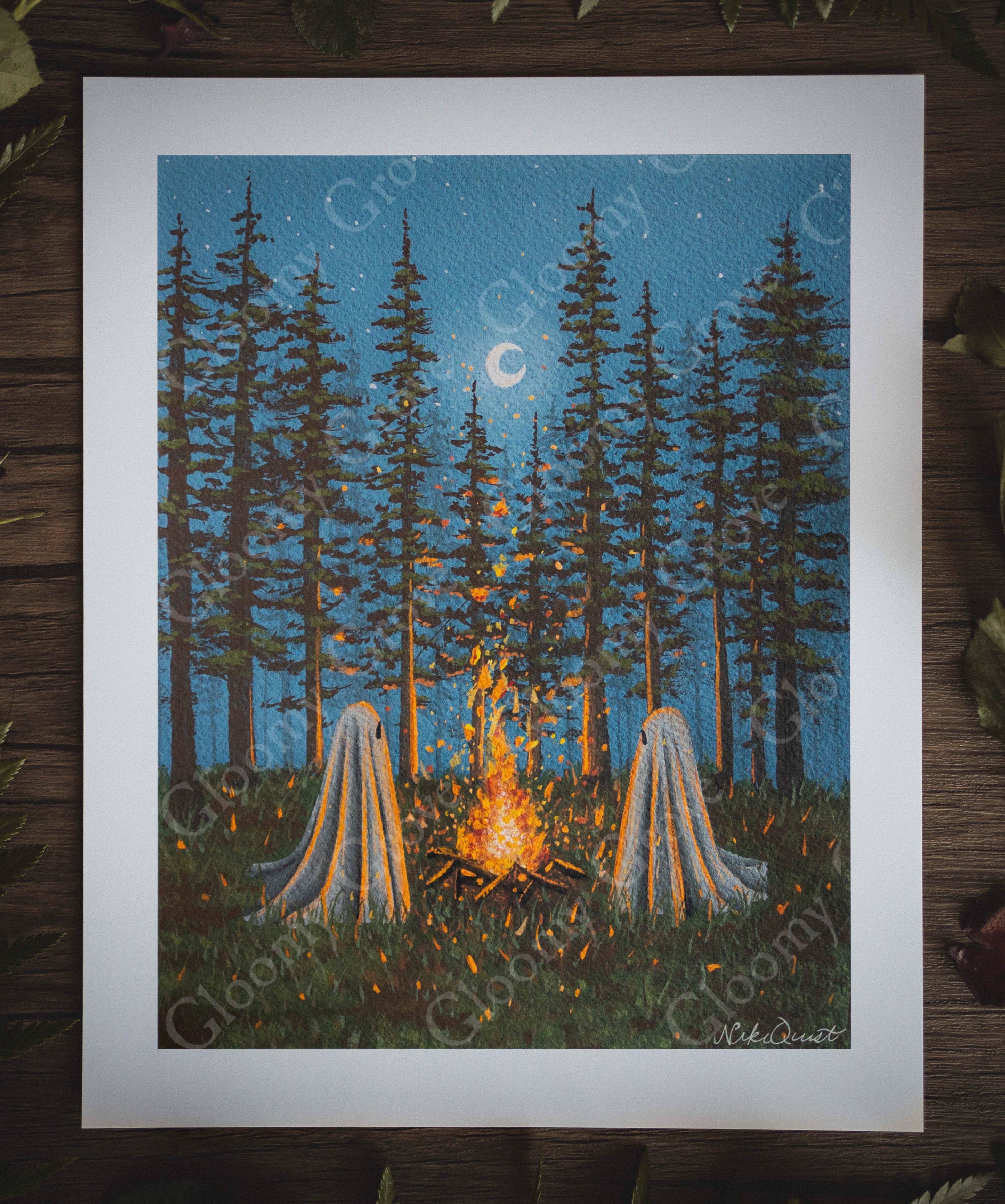 "Fireside" | Fine Art Print: 5x7