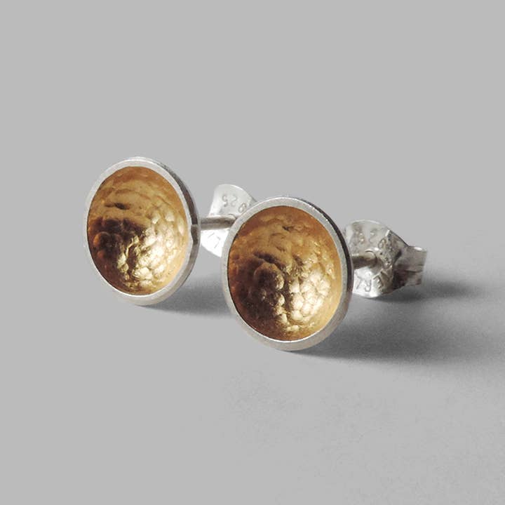 Simple modern mixed metal River Bottom Studs