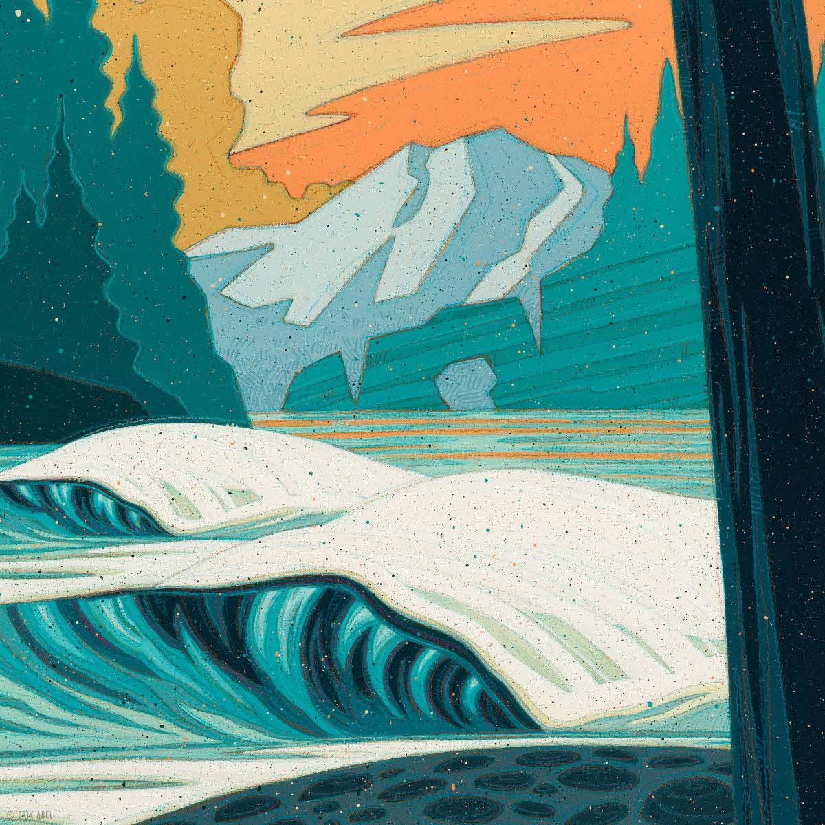 Happy Endings - WHLSL Print: Unframed / 9x12 / Paper