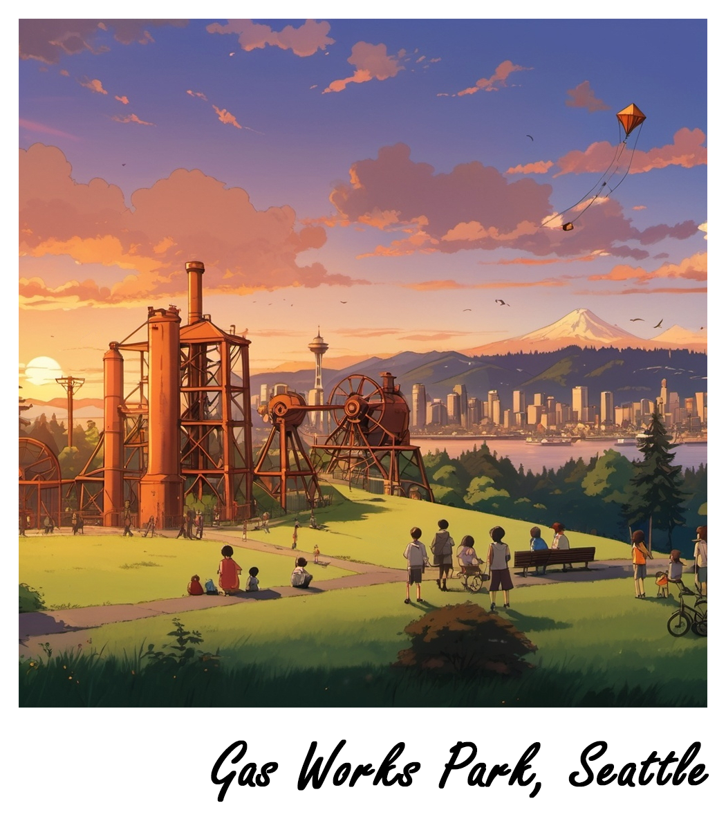 Gas Works Park - Vinyl Sticker