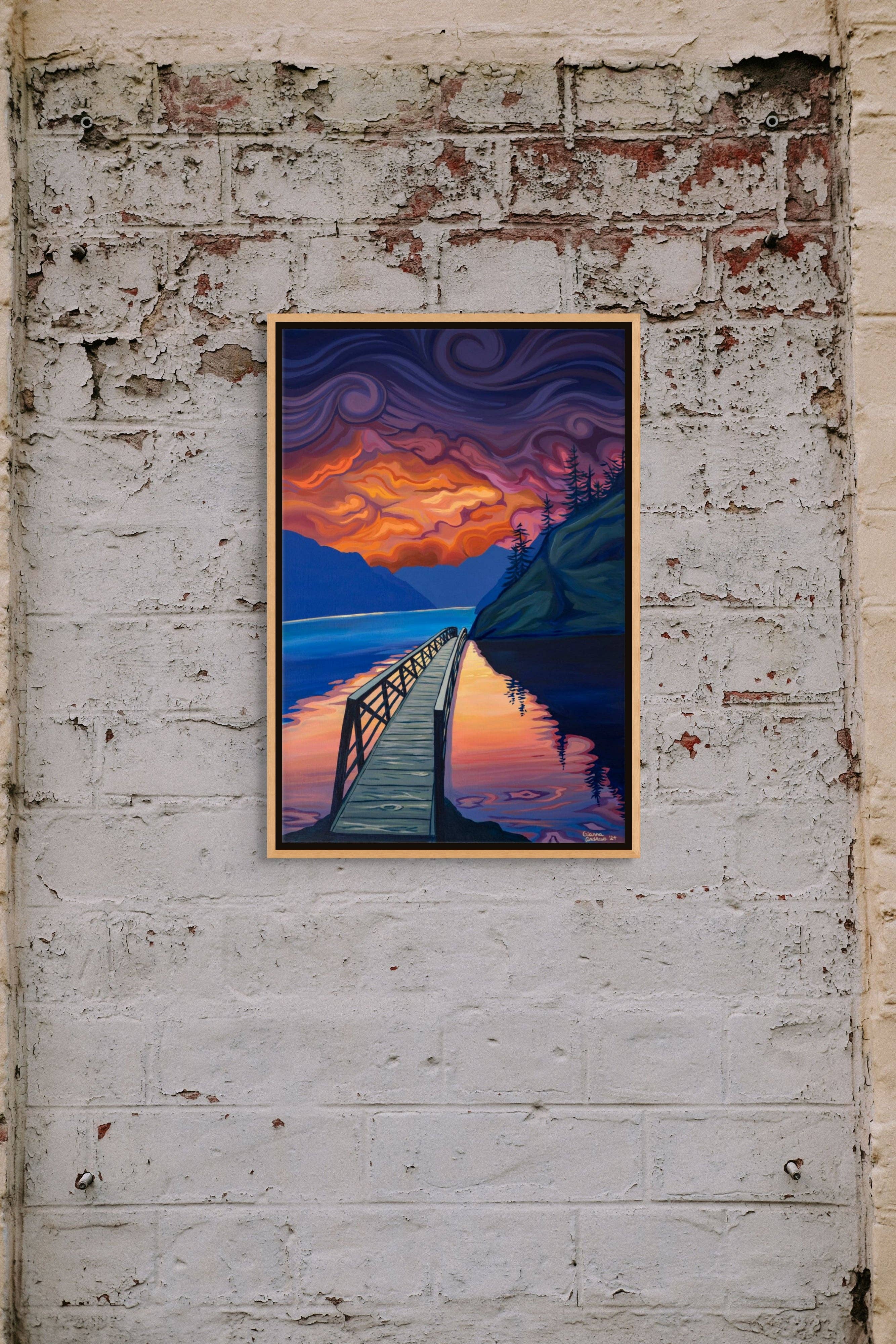 "Devil's Punchbowl" Print: 8x12" / Bamboo Paper