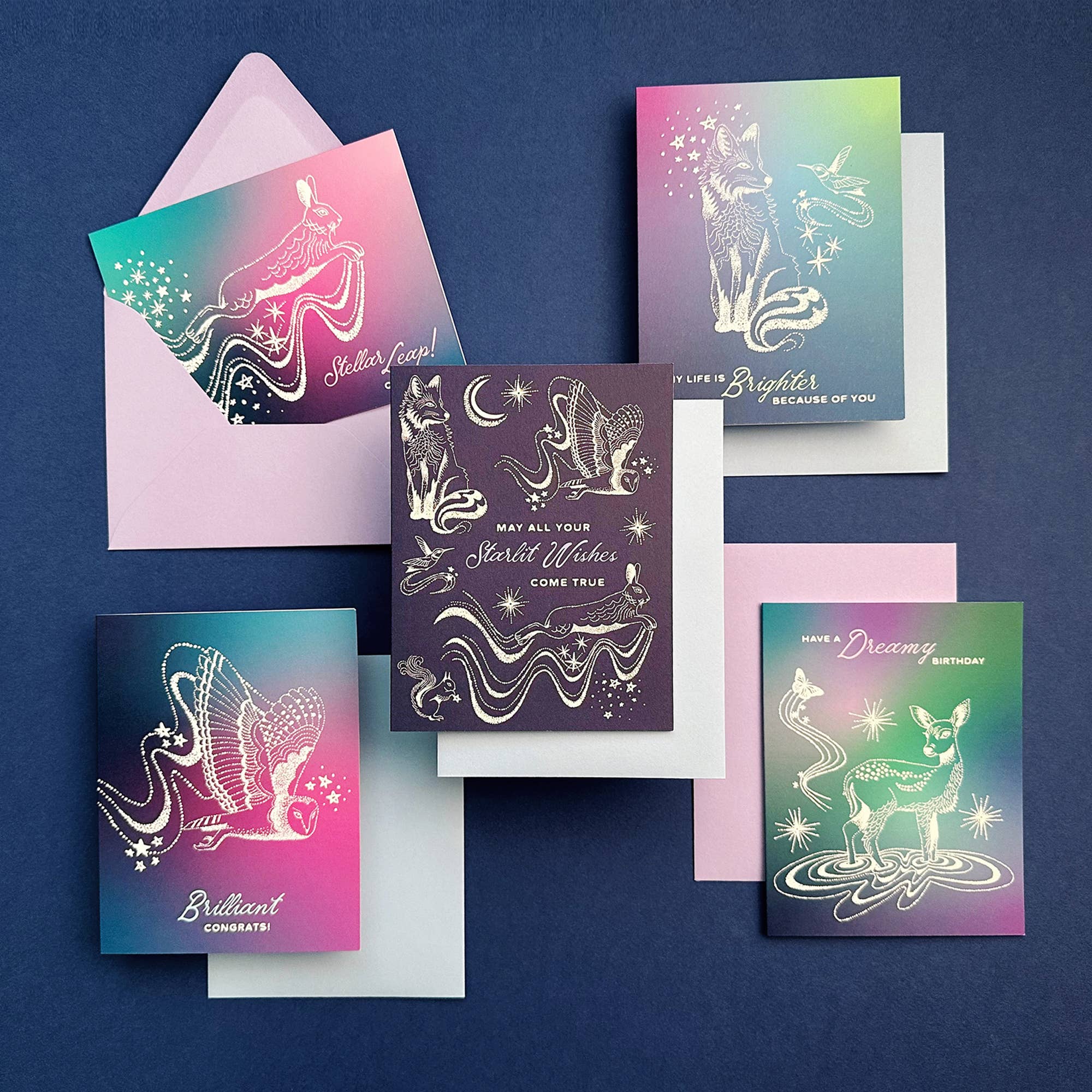 Deer Constellation Birthday Card