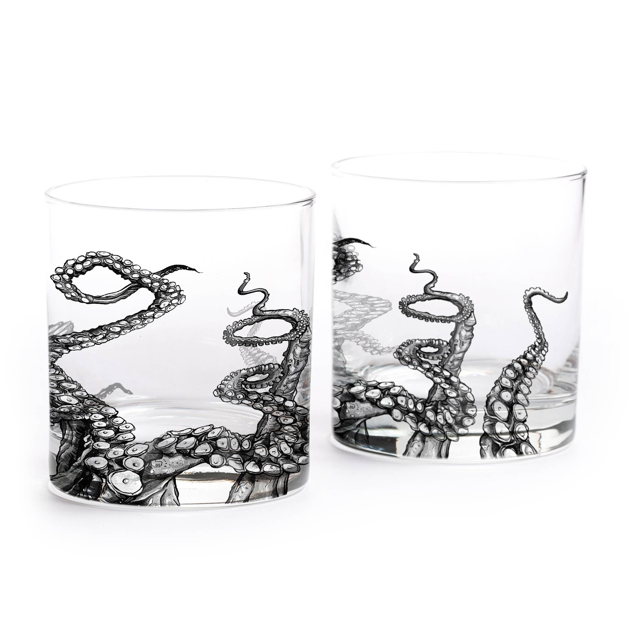 Octopus Tentacles Whiskey Glasses