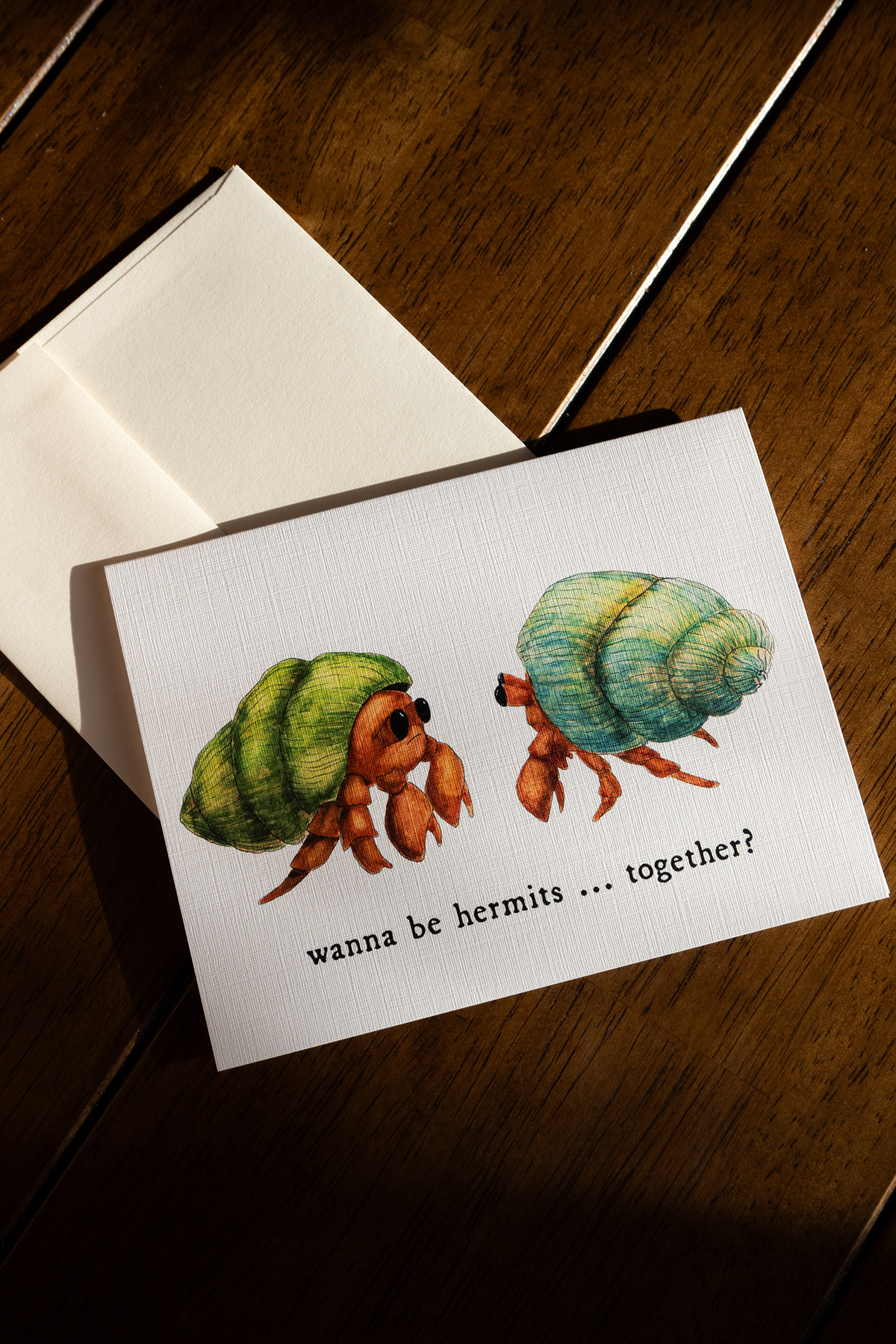 Hermits - Greeting Card