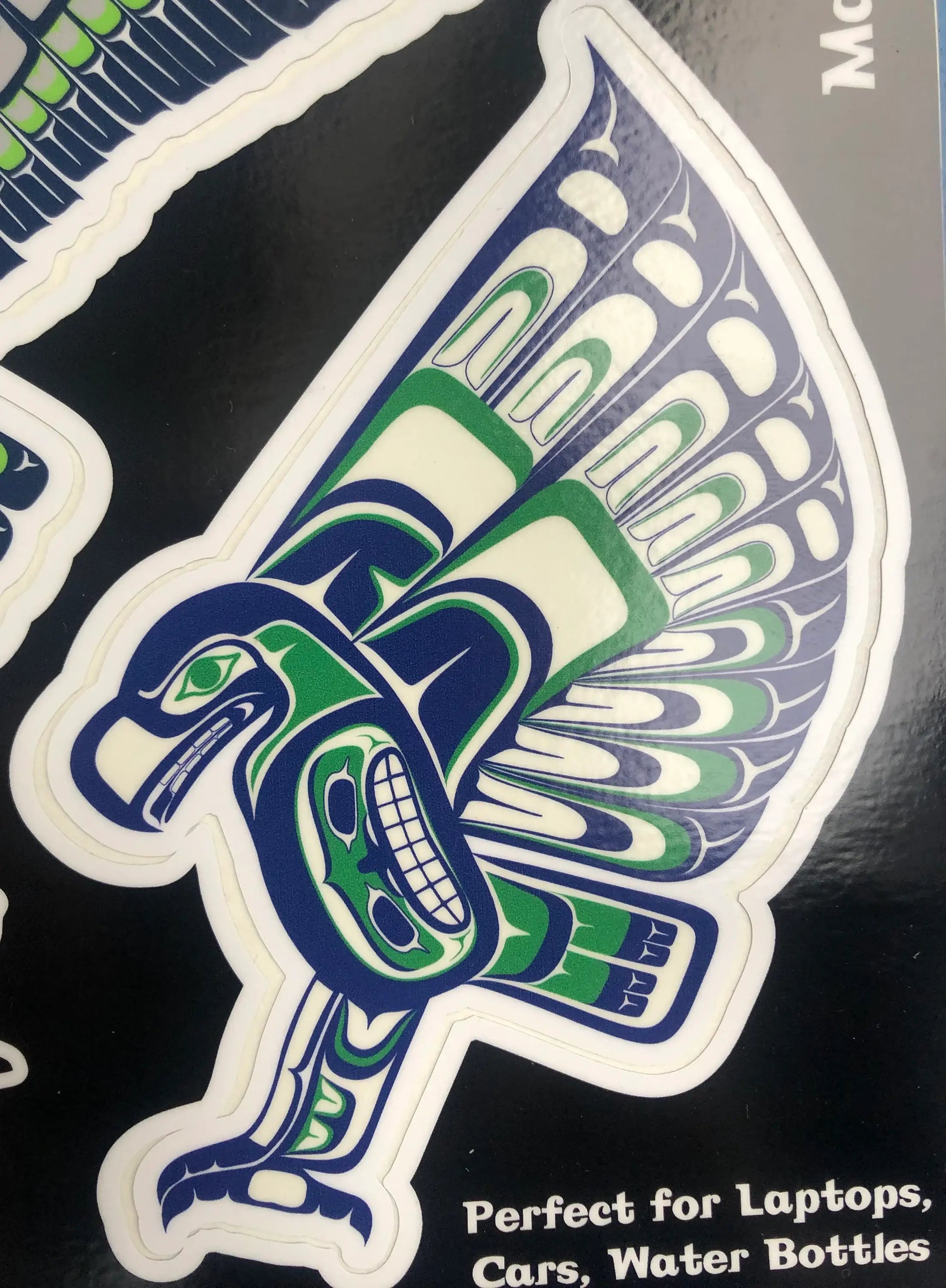 Indoor/Outdoor Vinyl Seahawk Sticker Sheet
