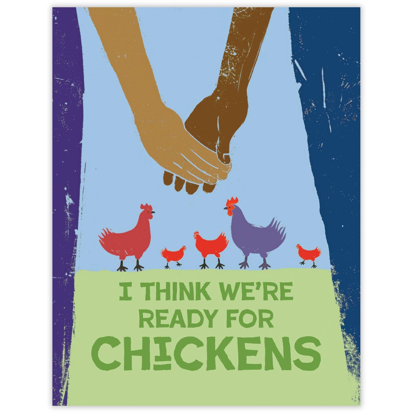 Ready for Chickens Love Card