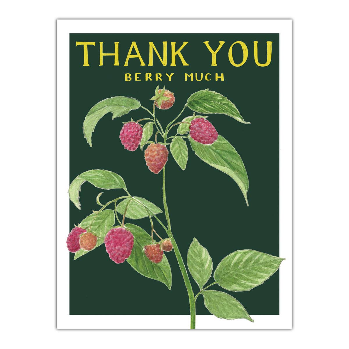 Thank You Berry Much Card - Thank You Greeting Card