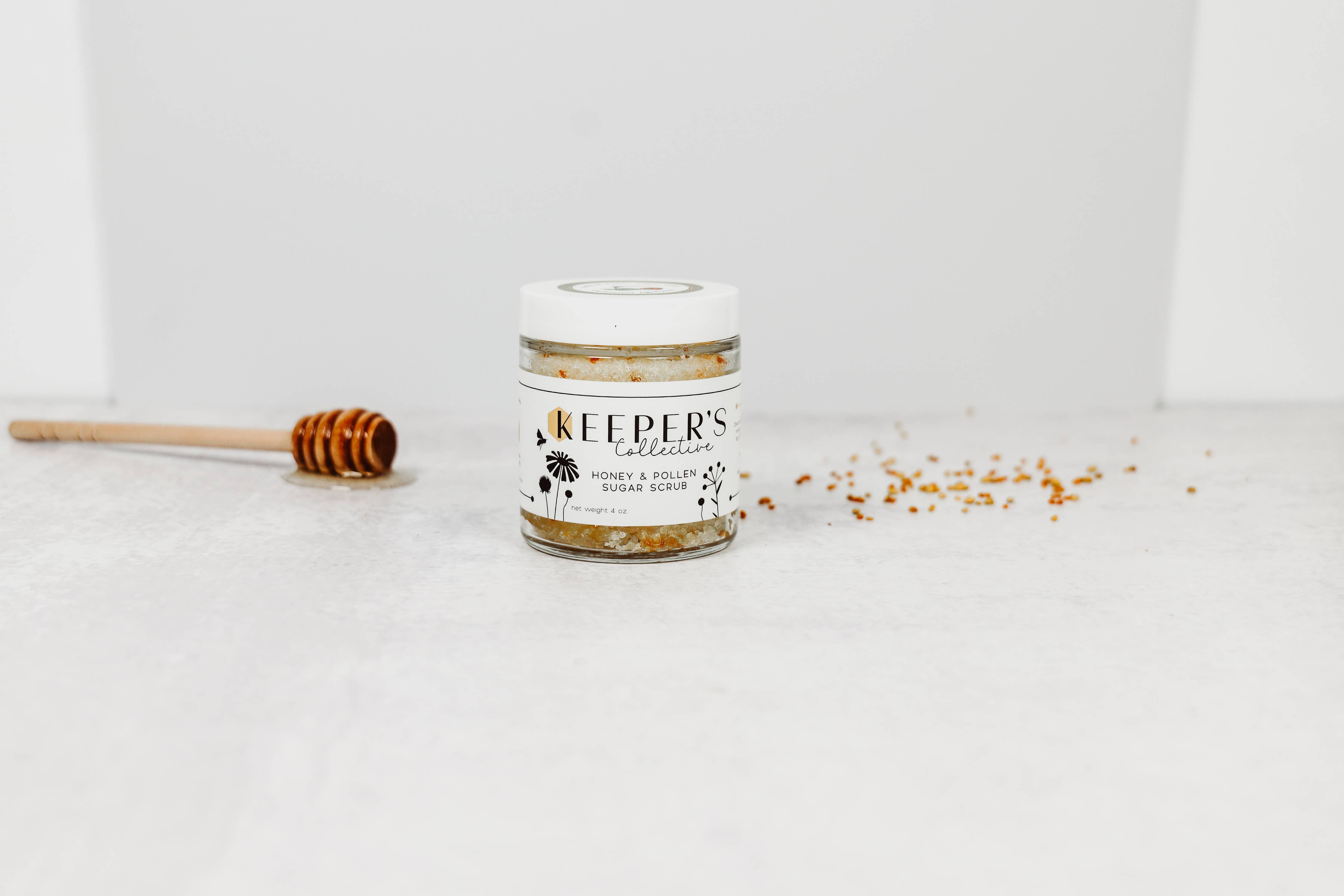 Honey & Pollen Sugar Scrub: Bergamot Nectarine