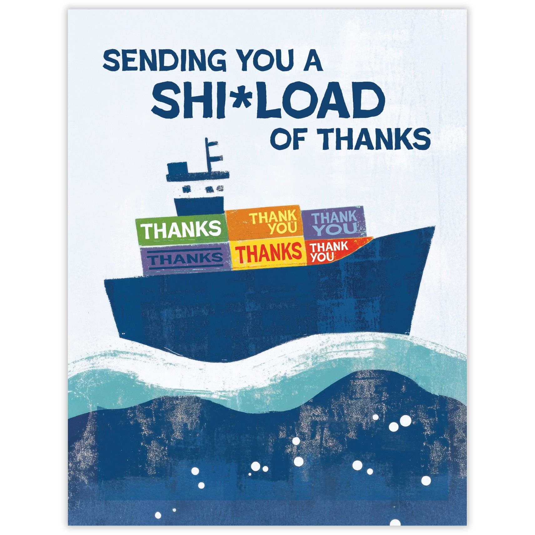 Shipload of Thanks Thank You Card