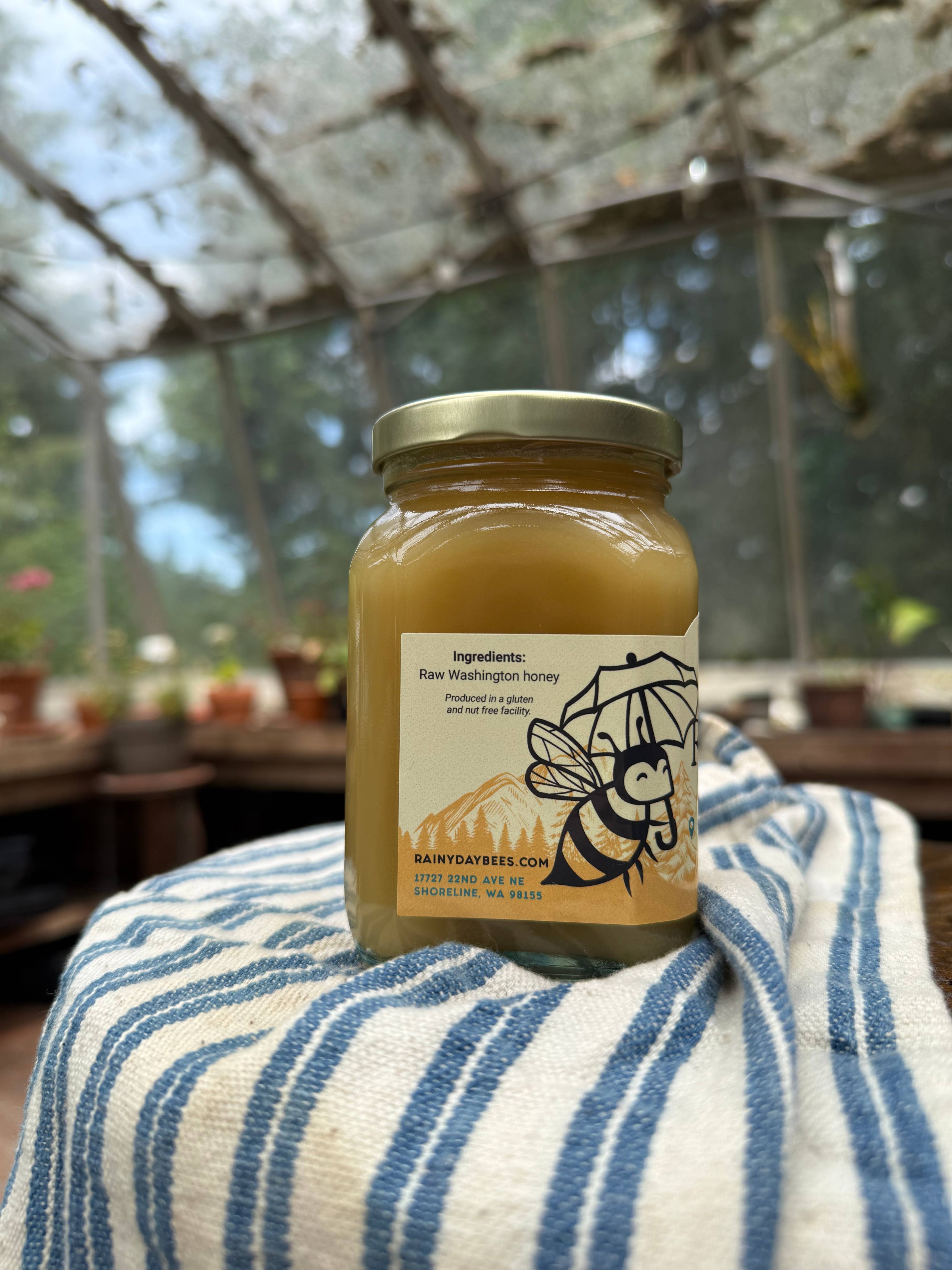 Pure Puget Sound Creamed Honey: 12.5 oz / Whatcom County Raspberry Blossom