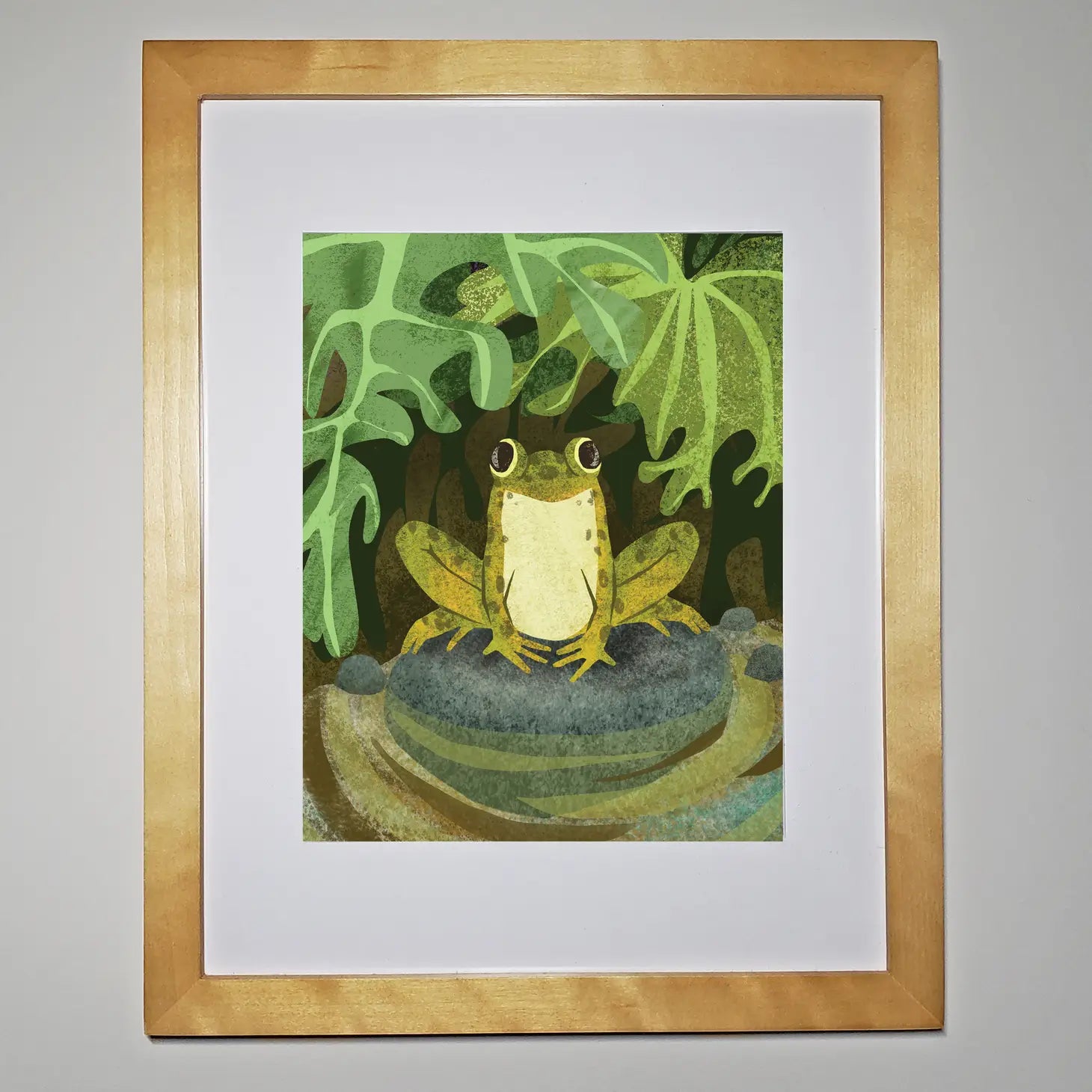 Studio Sardine: Friendly Frog Art Print 8" X 10"