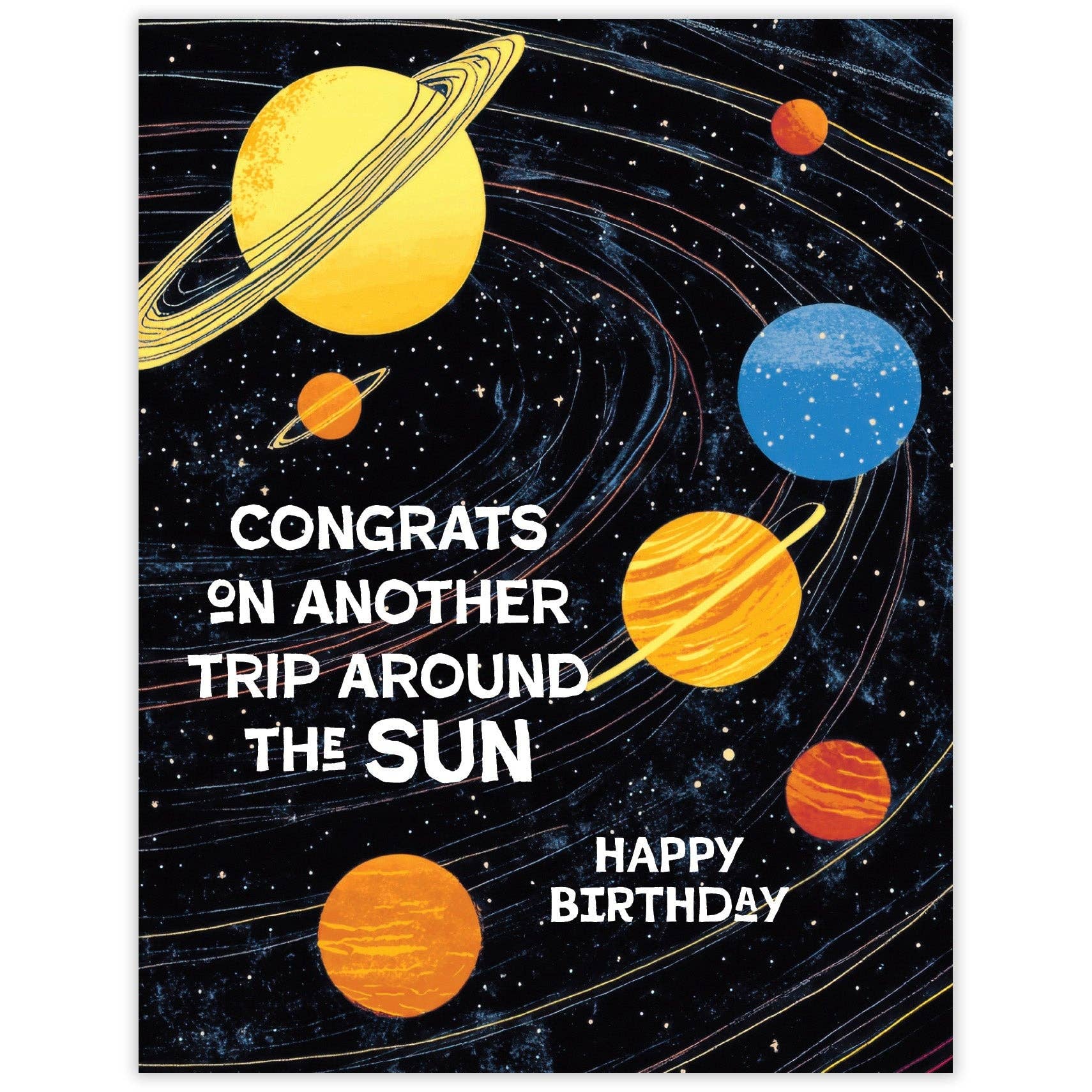 Trip Around the Sun Birthday Card