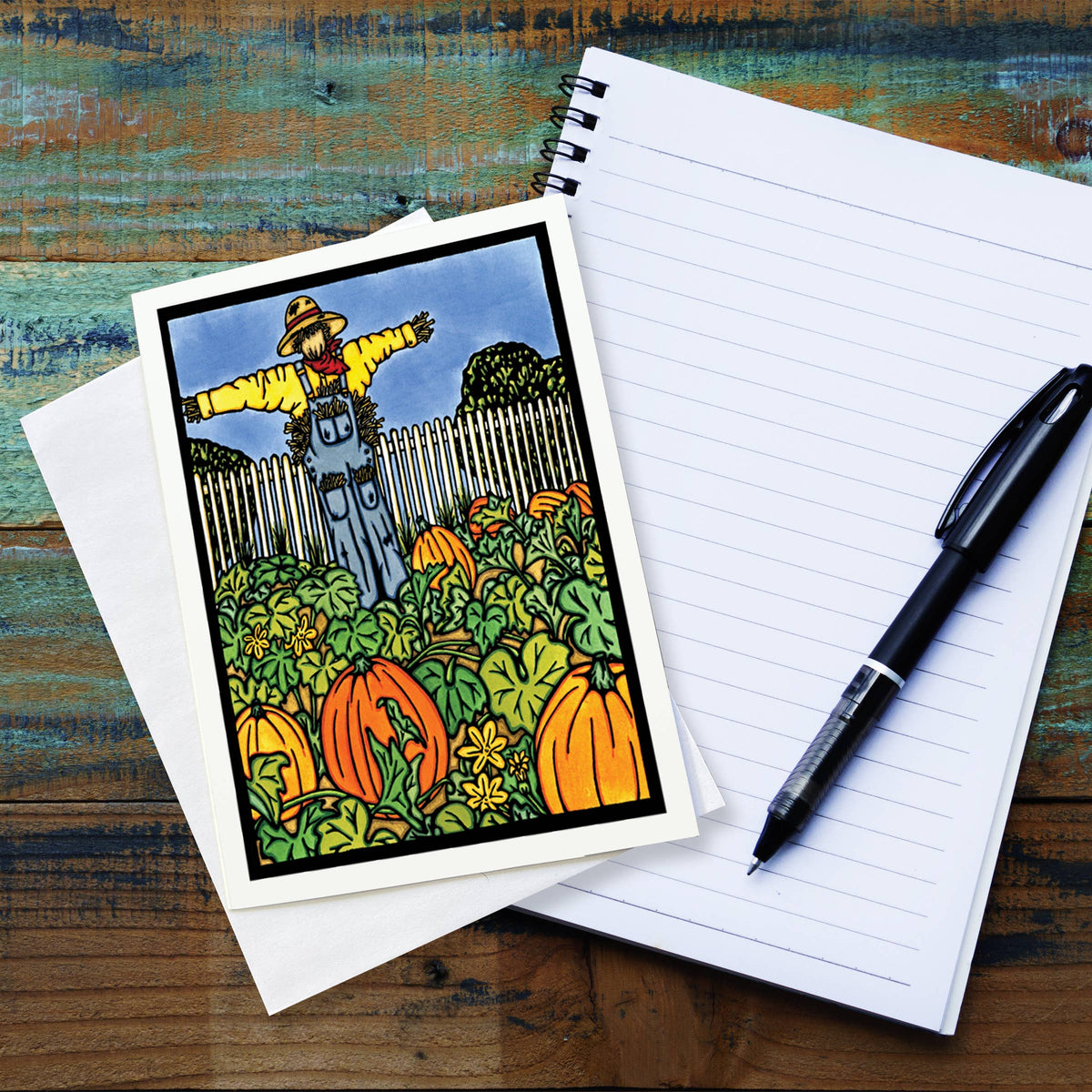 Greeting Card Pumpkin Patch