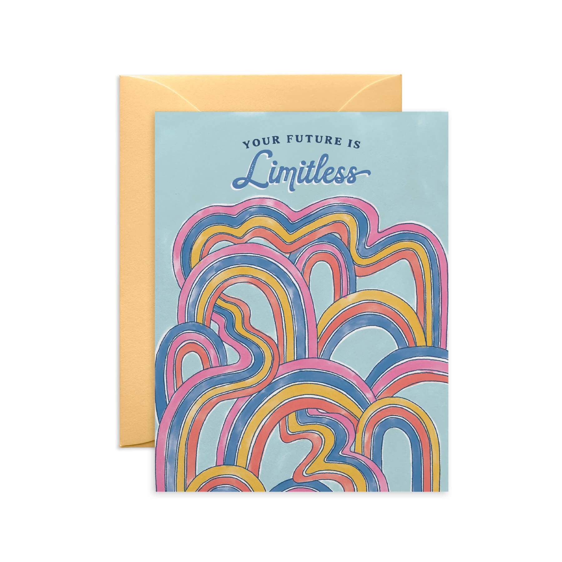 Rainbow Roads Congrats-Card