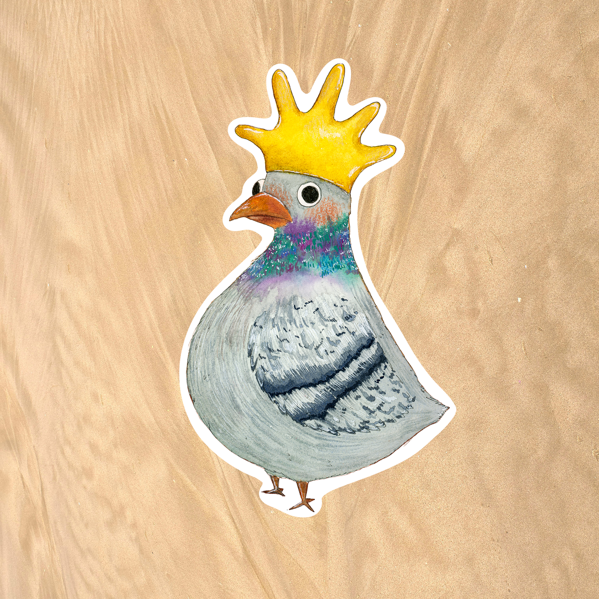 Pigeon Glove - Sticker