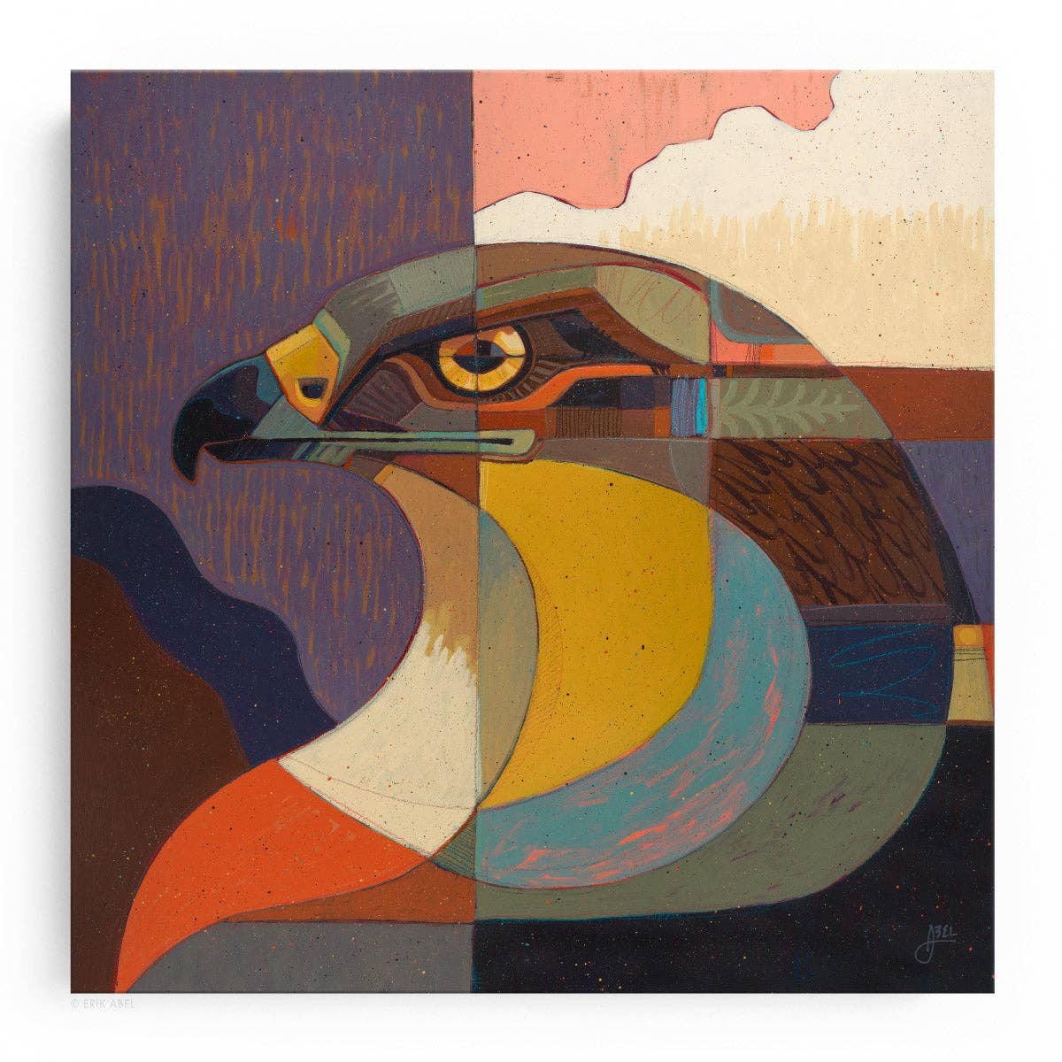 Red Tailed - Erik Abel Print