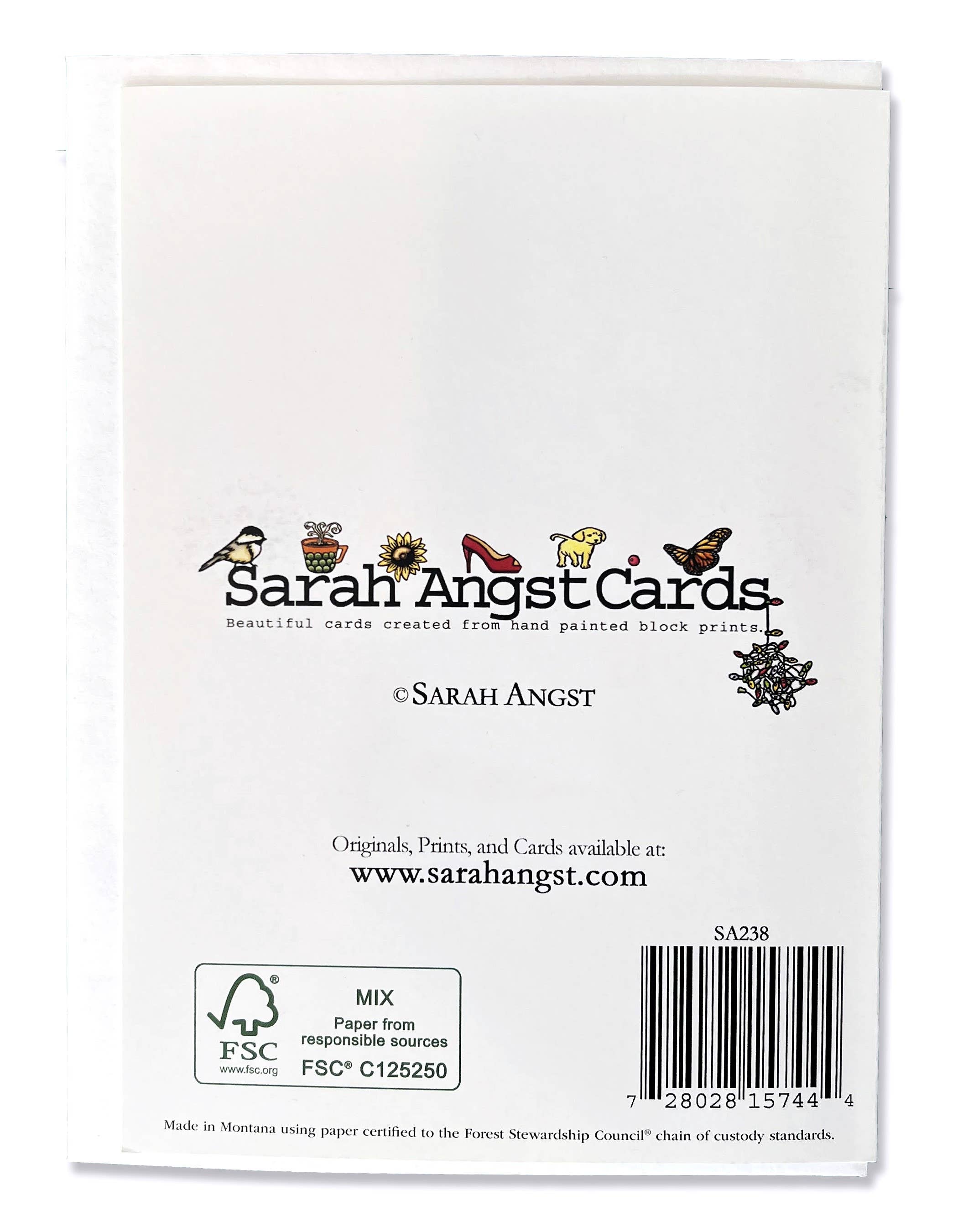 Greeting Card Oak Leaves