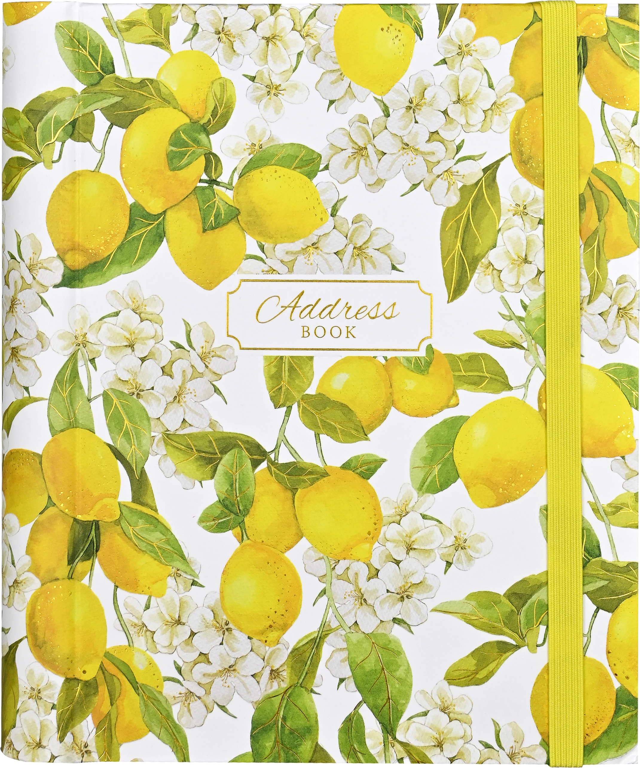 Amalfi Lemons Large Address Book