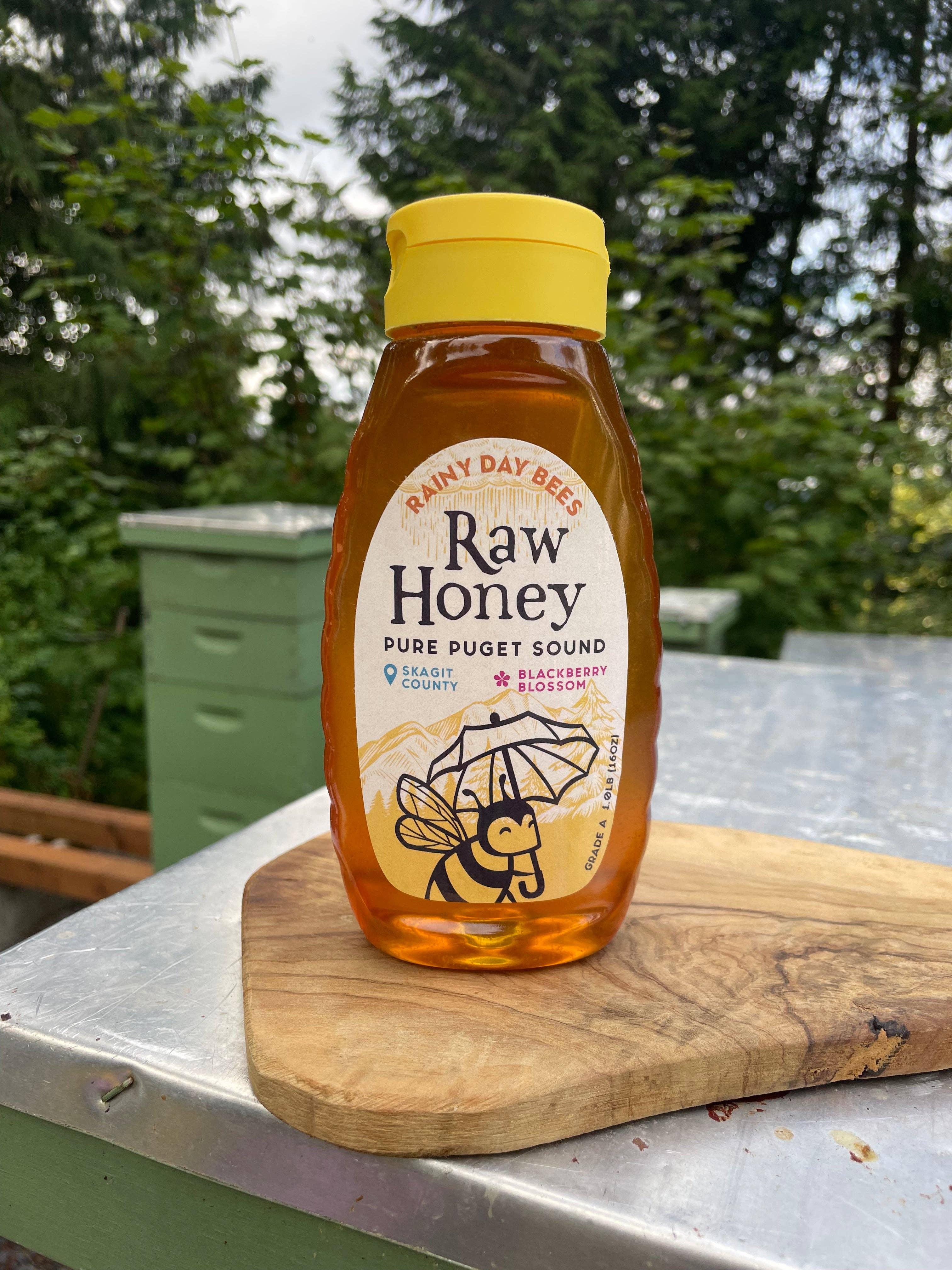 Pure Puget Sound - Squeeze Bottle: 1 lb / Skagit County Blackberry Blossom