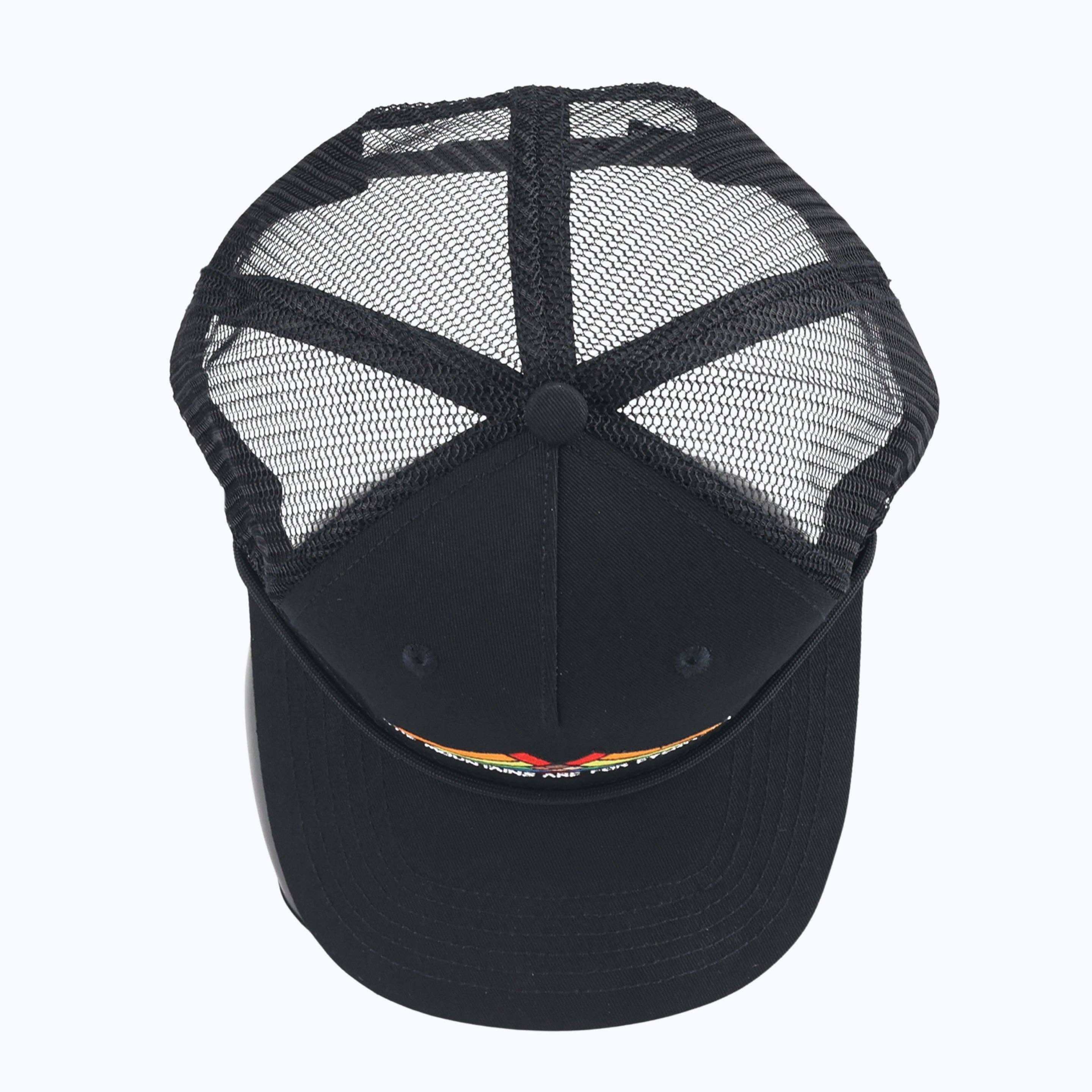 The Mountains Are For Everyone Embroidered Trucker Rope Cap