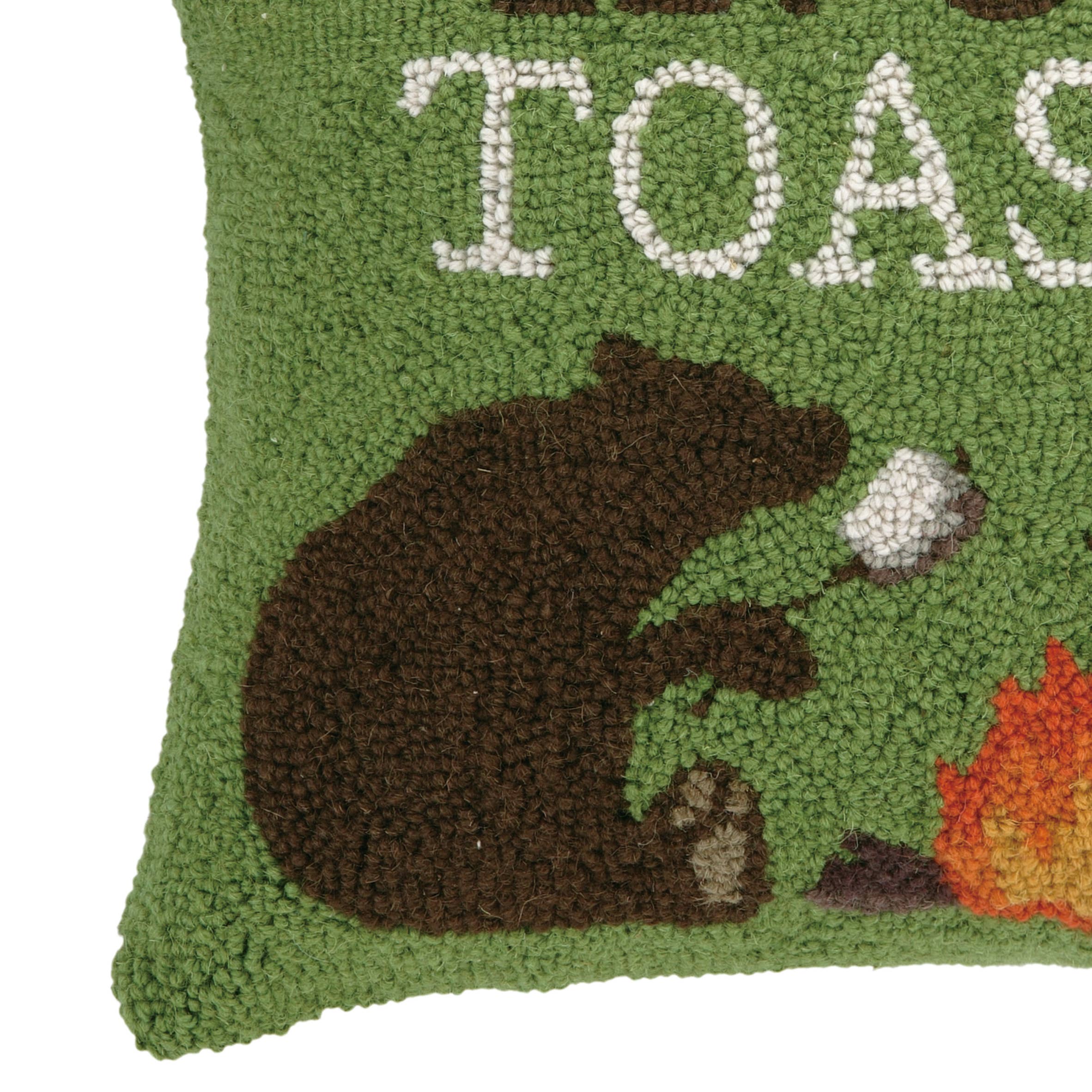 Let's Get Toasted Bear Hook Pillow