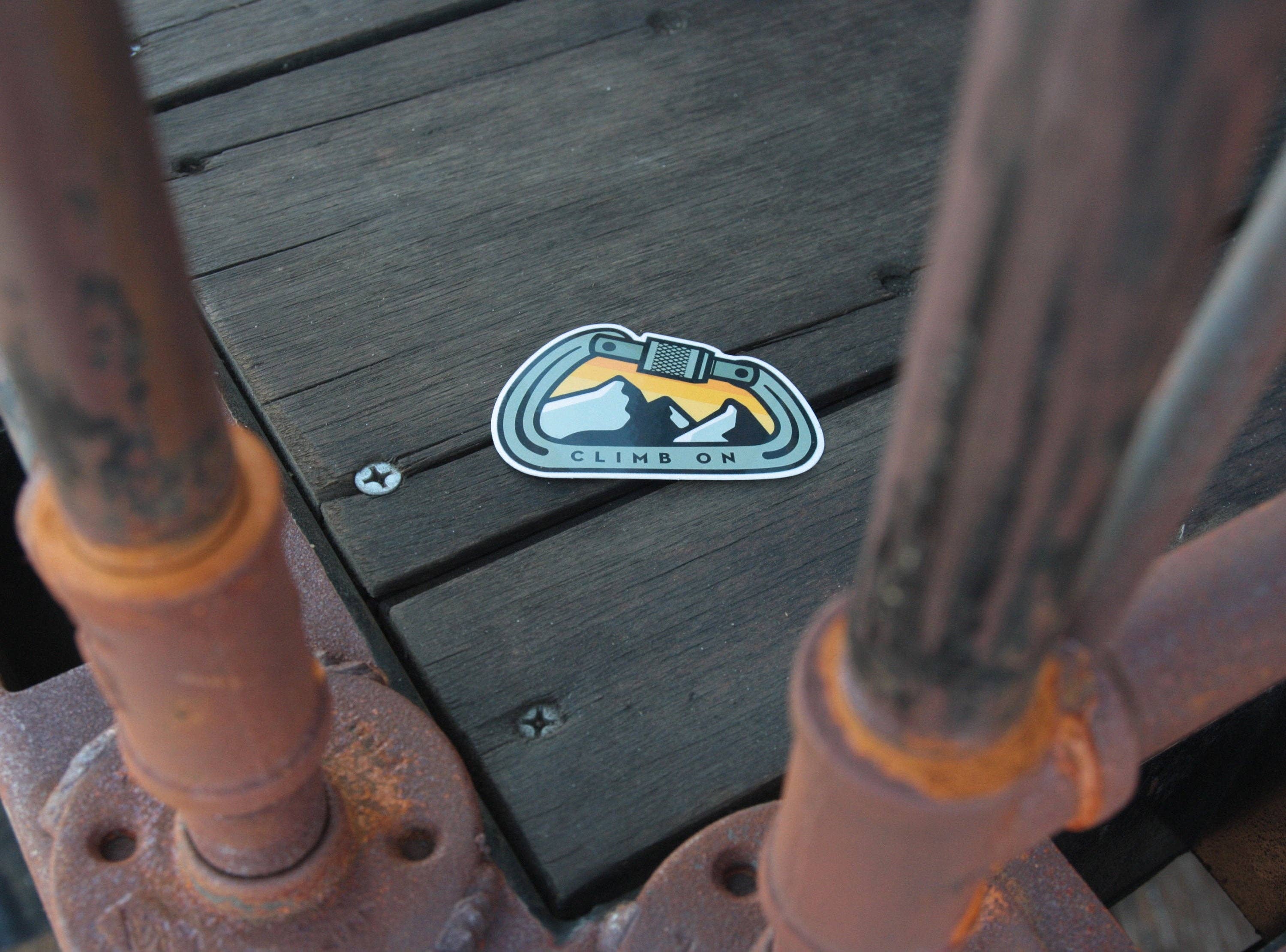 Climb On - Vinyl Sticker