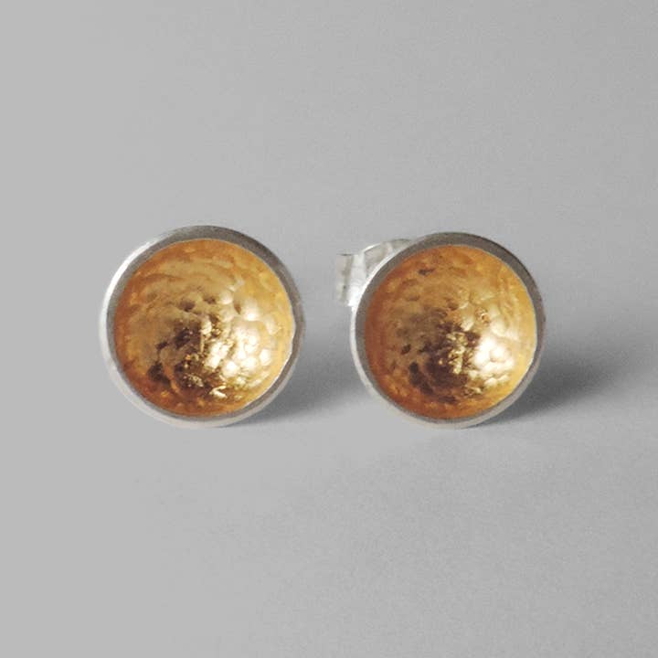 Simple modern mixed metal River Bottom Studs