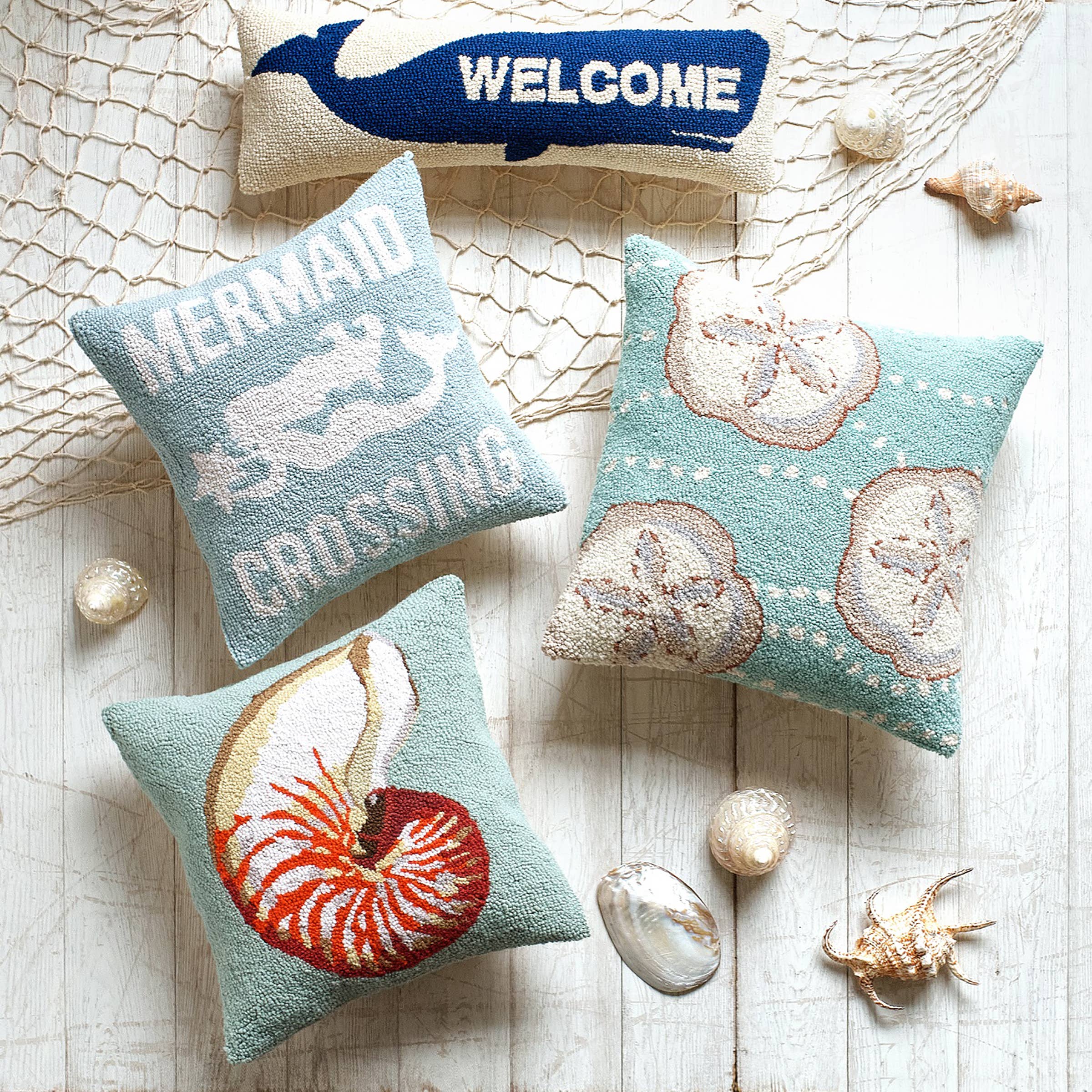Nautilus Hook Pillow - The Pillow Shop