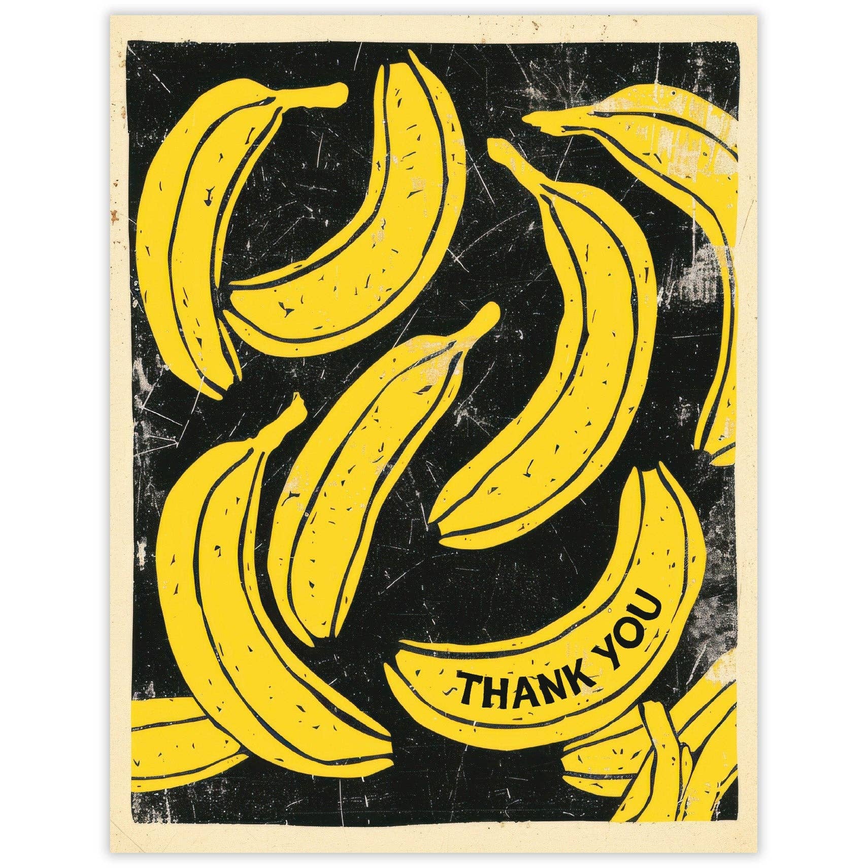 Banana Thank You Card