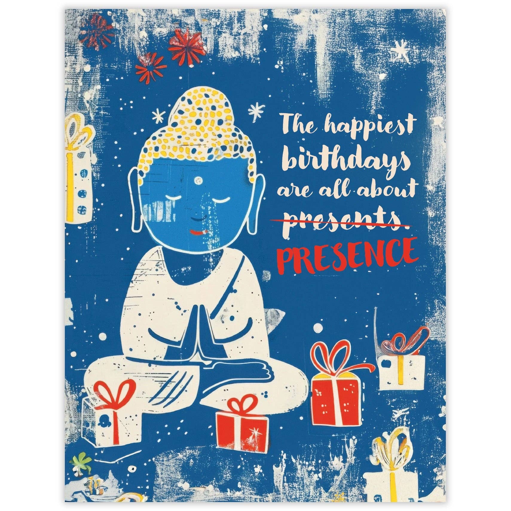 Presence Birthday Card
