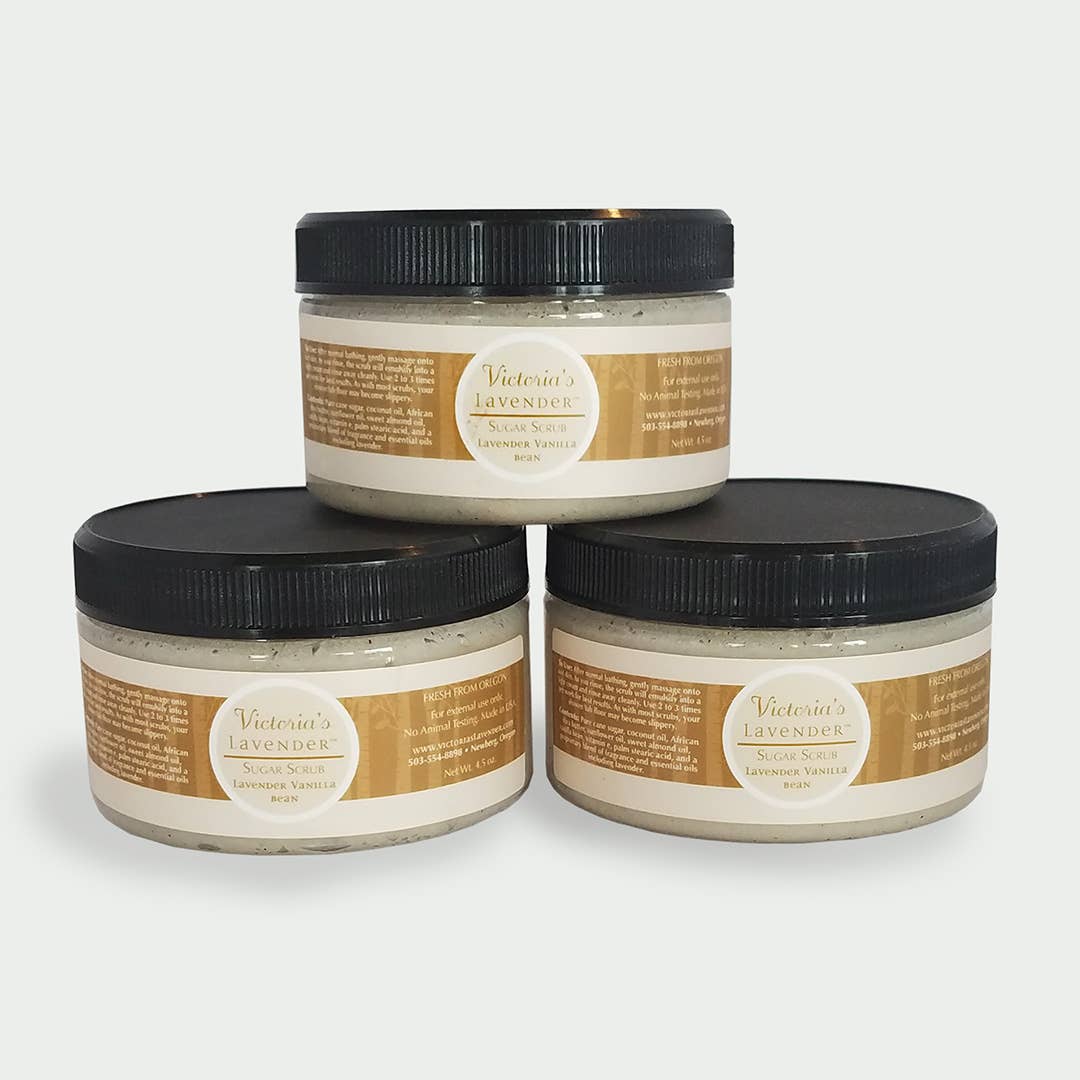 Sugar Scrub-Vanilla Lavender: 4.5oz