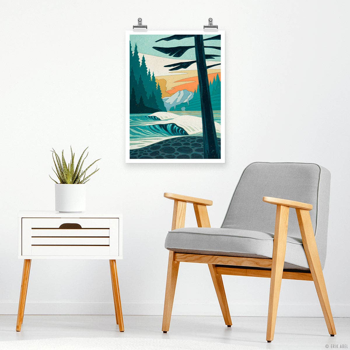 Happy Endings - WHLSL Print: Unframed / 9x12 / Paper