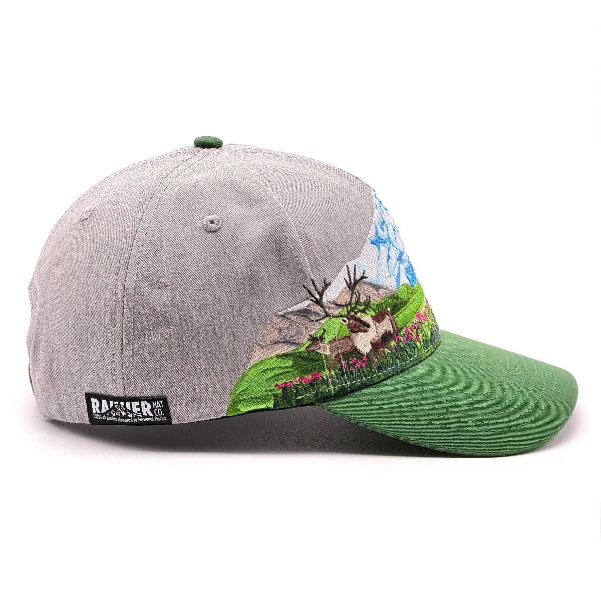 Embroidered Denali National Park Hat - 100% of profits donated to National Parks