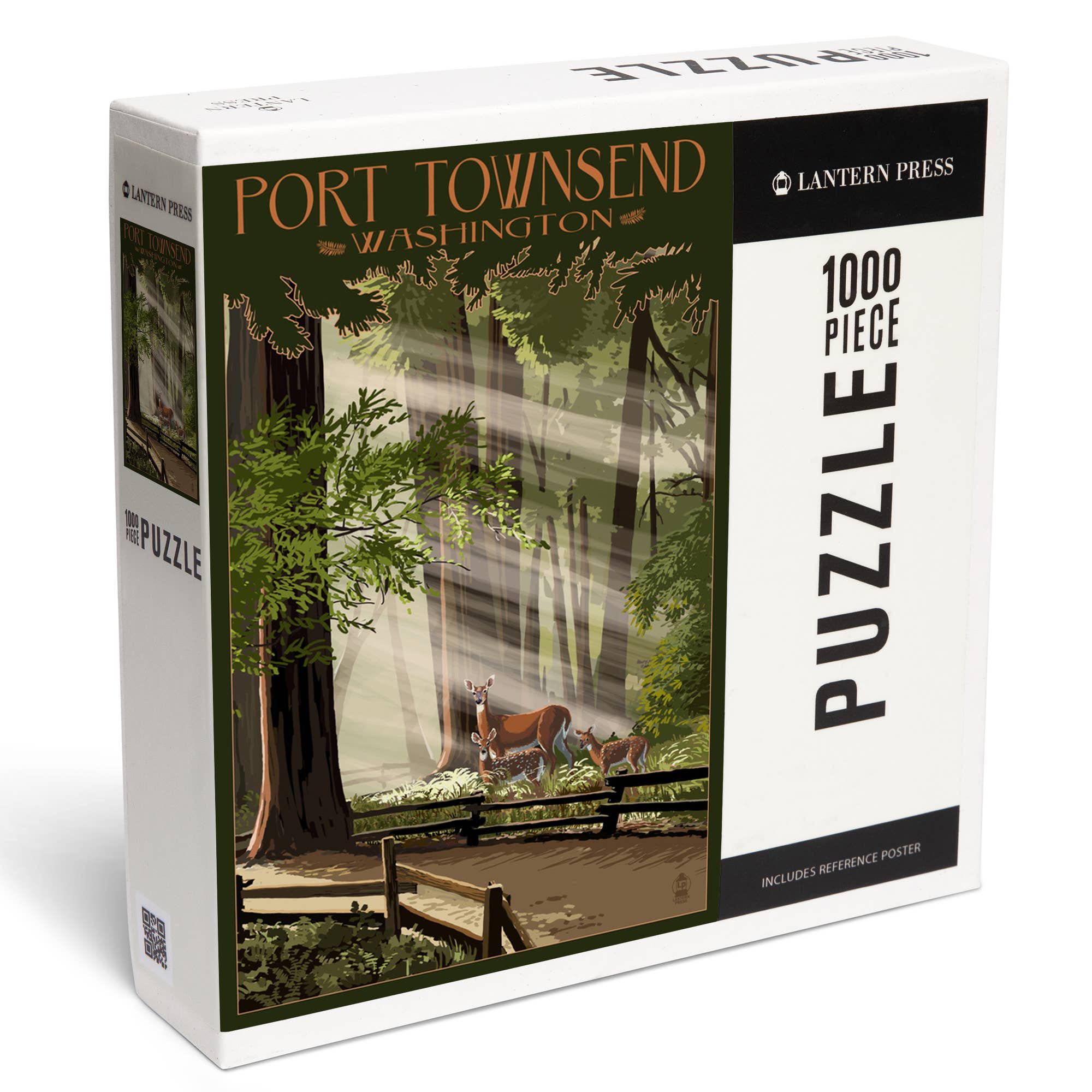 1000 PIECE PUZZLE Port Townsend, Washington, Deer and Fawns