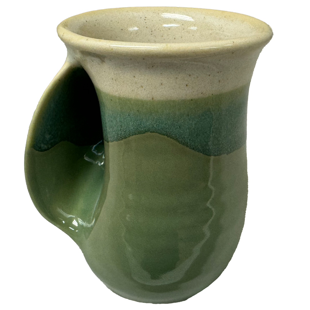 The Original Handwarmer Mug: Grasslands / Left Hand