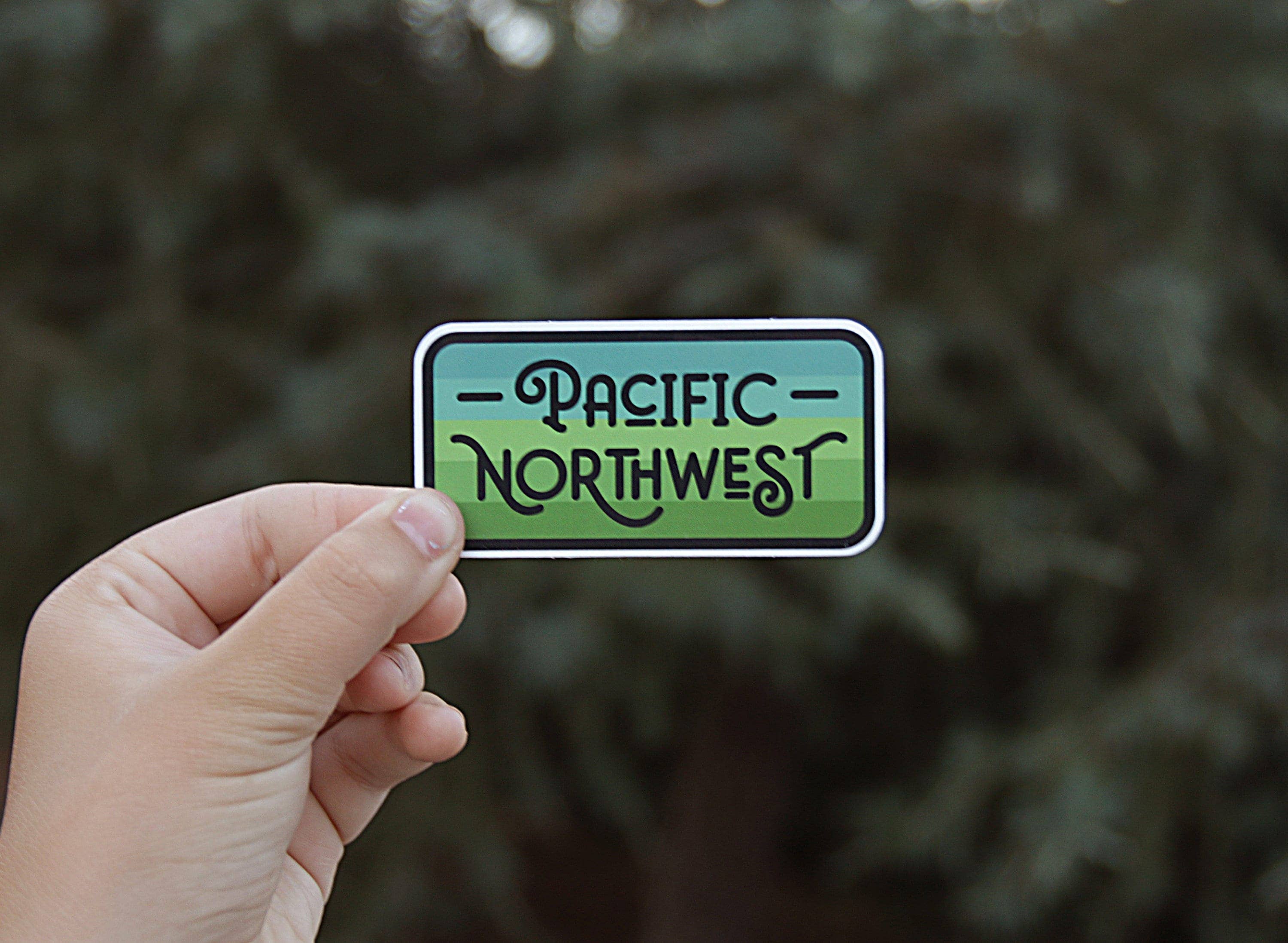 Pacific Northwest Waterproof UV Protected Sticker Set