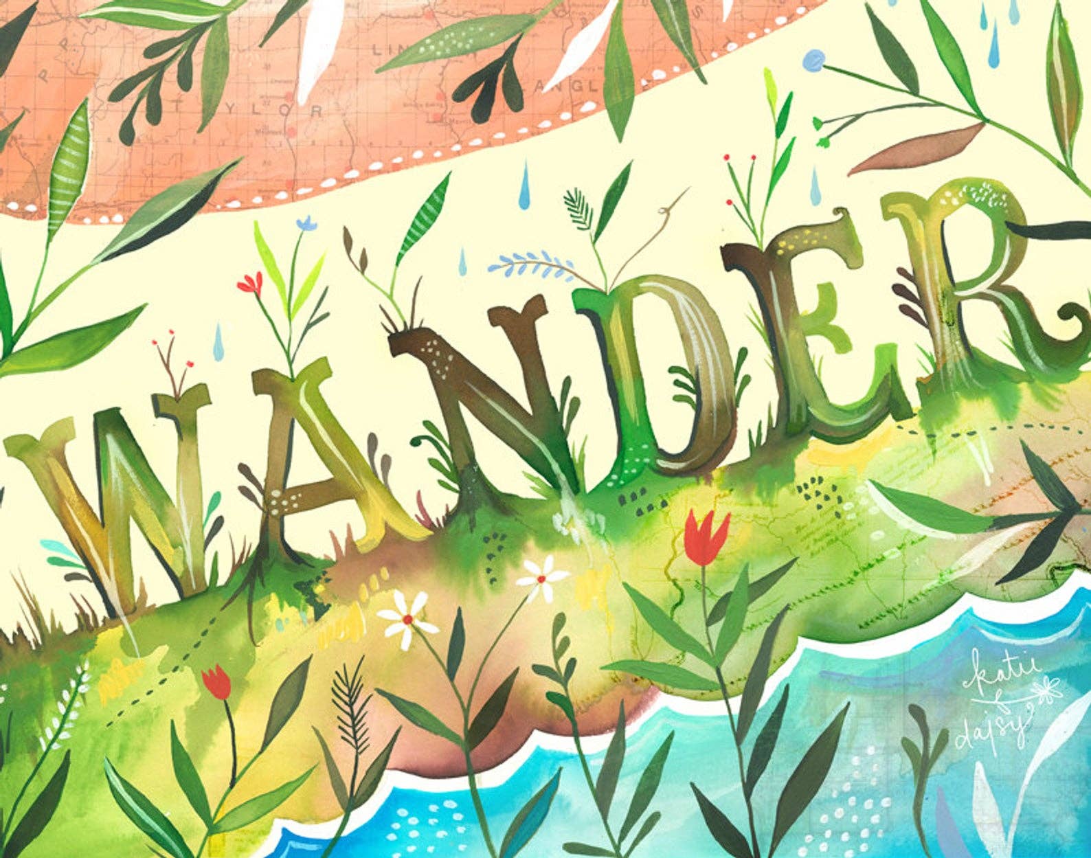 Wander Print: 11 x 14