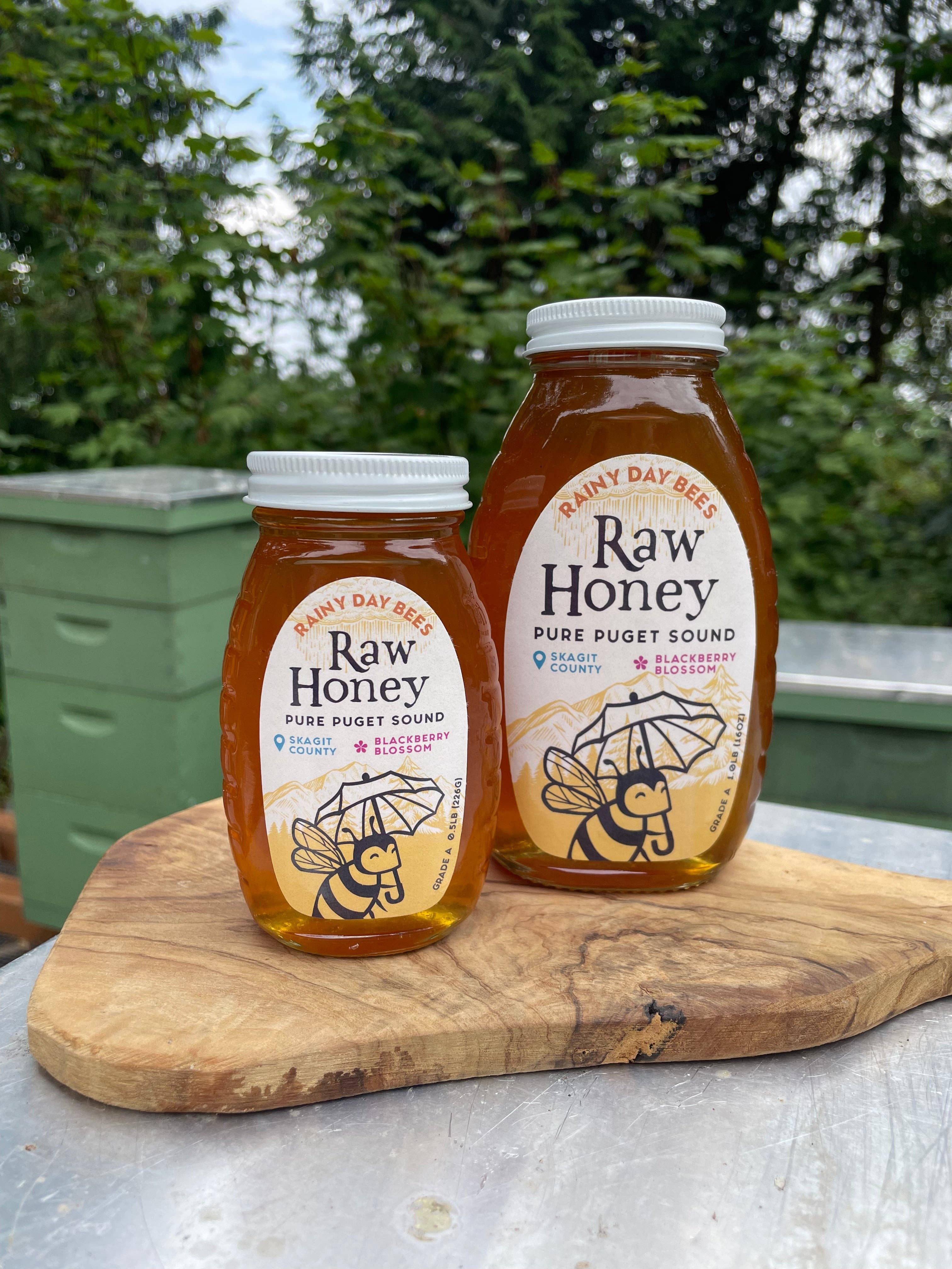 Pure Puget Sound Honey - Glass: 1 lb / Skagit County Blackberry Blossom