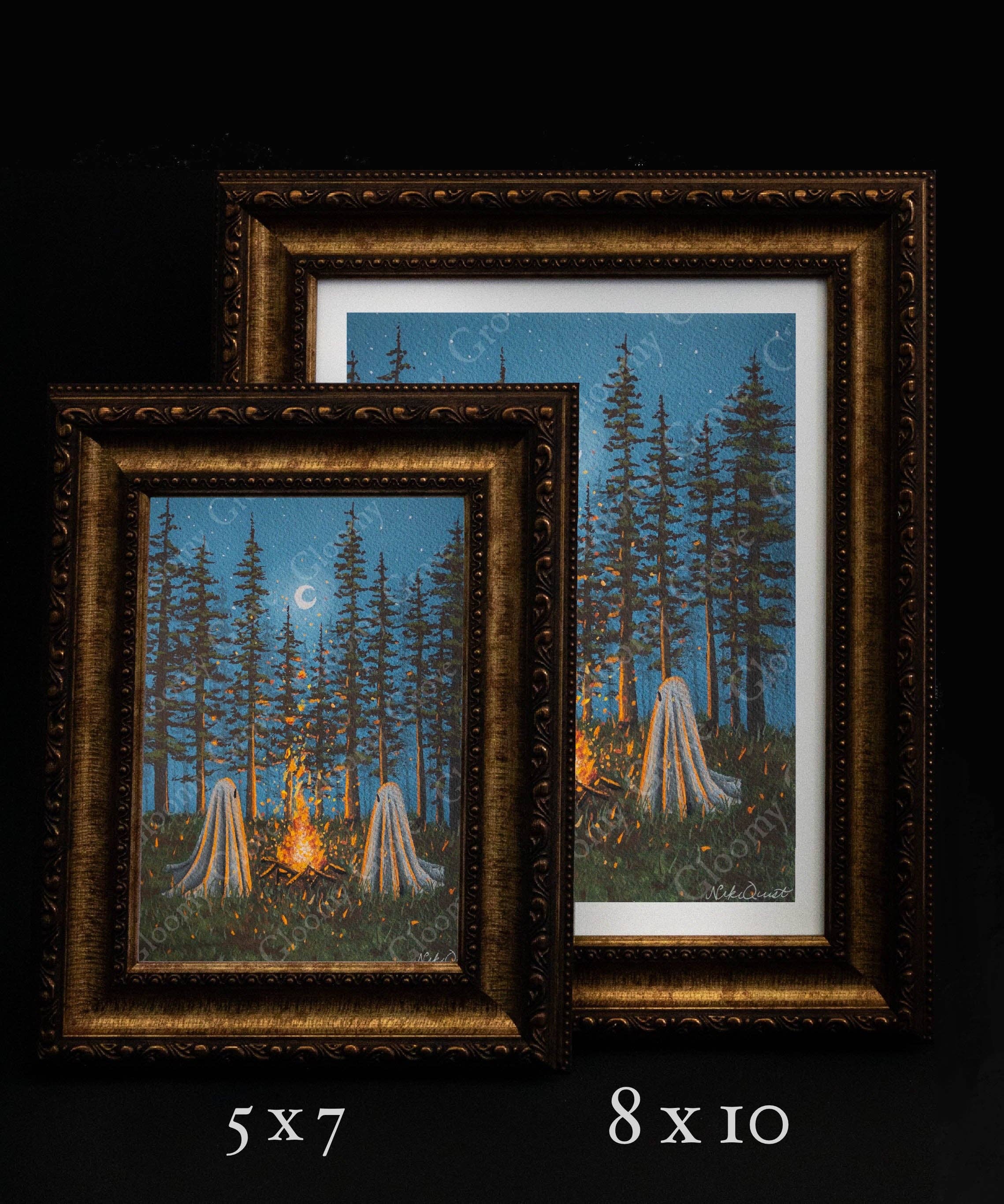"Fireside" | Fine Art Print: 5x7