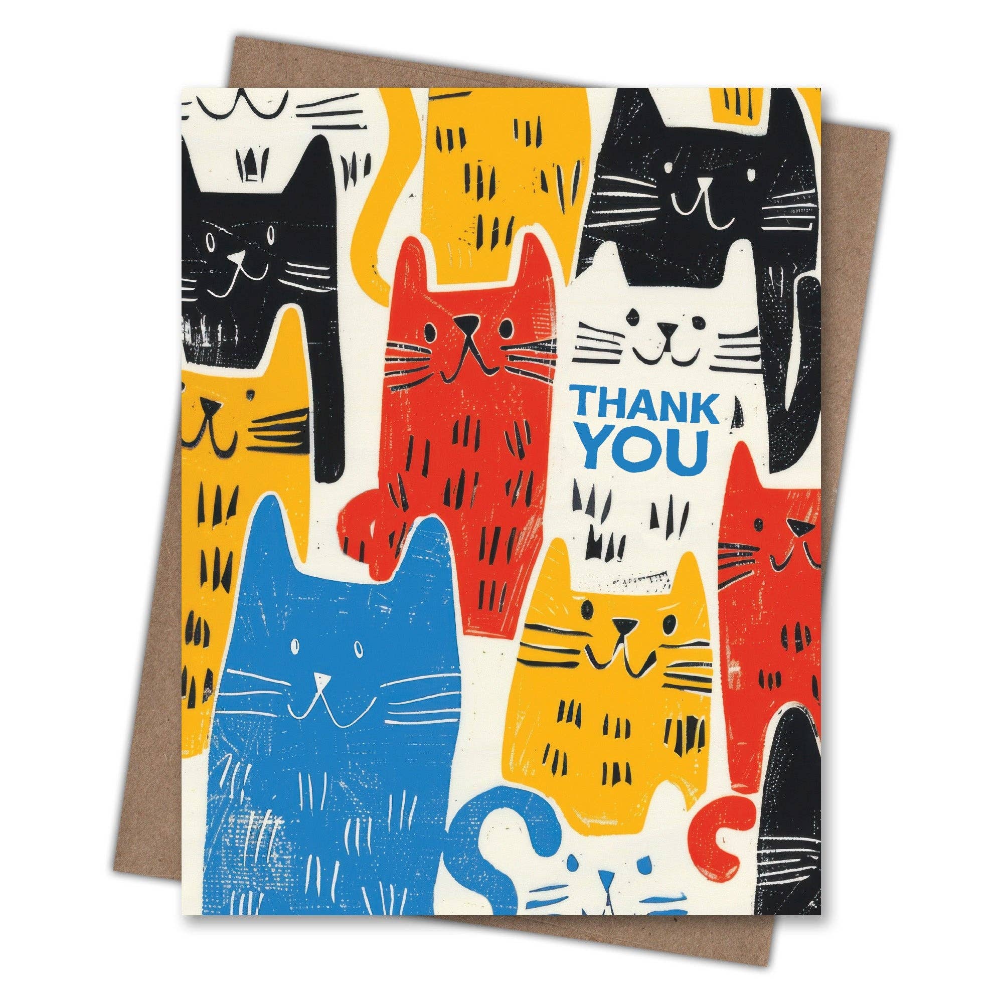Cats Thank You Card