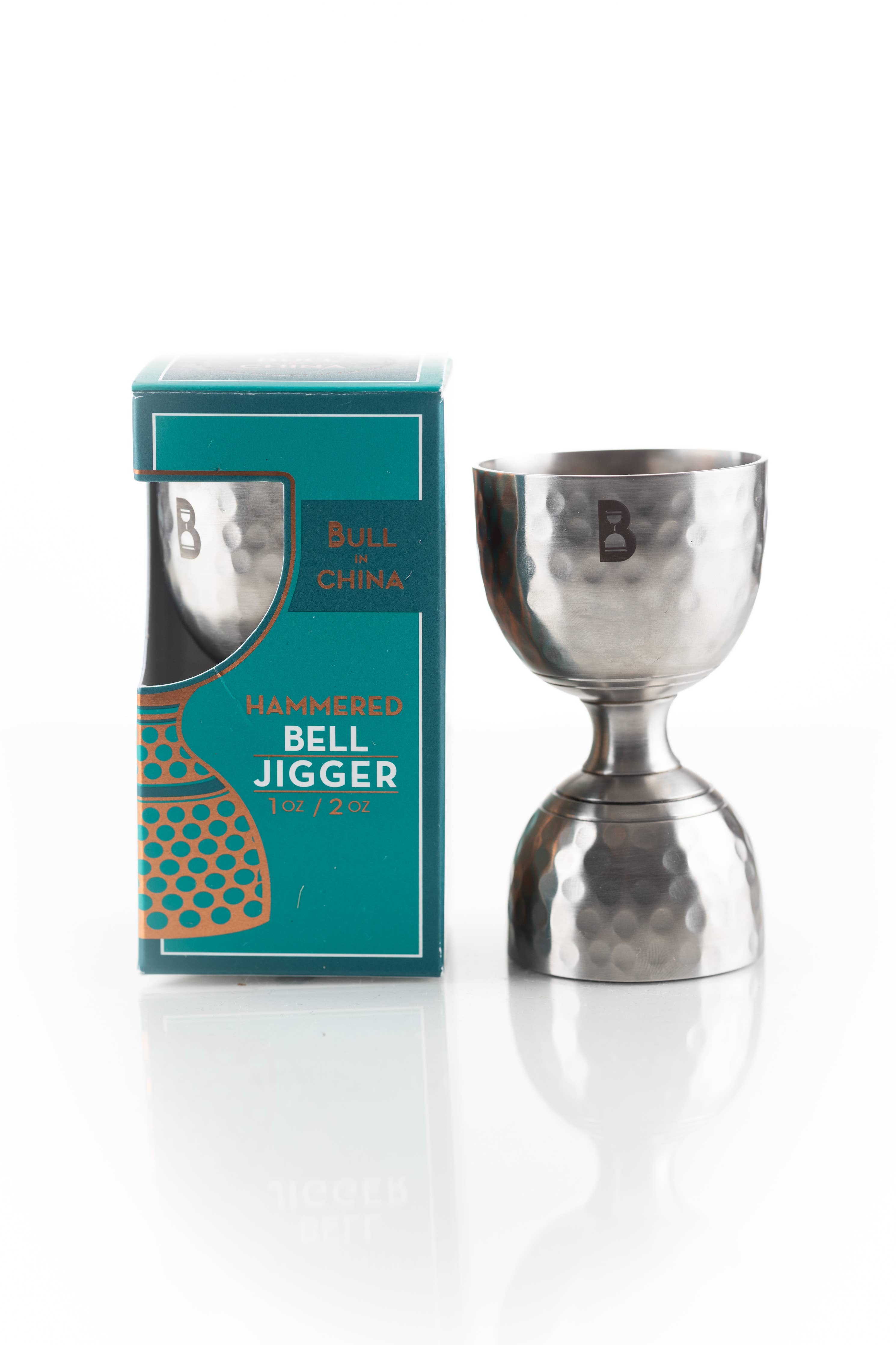 Hammered Bell Jiggers: 100% Copper