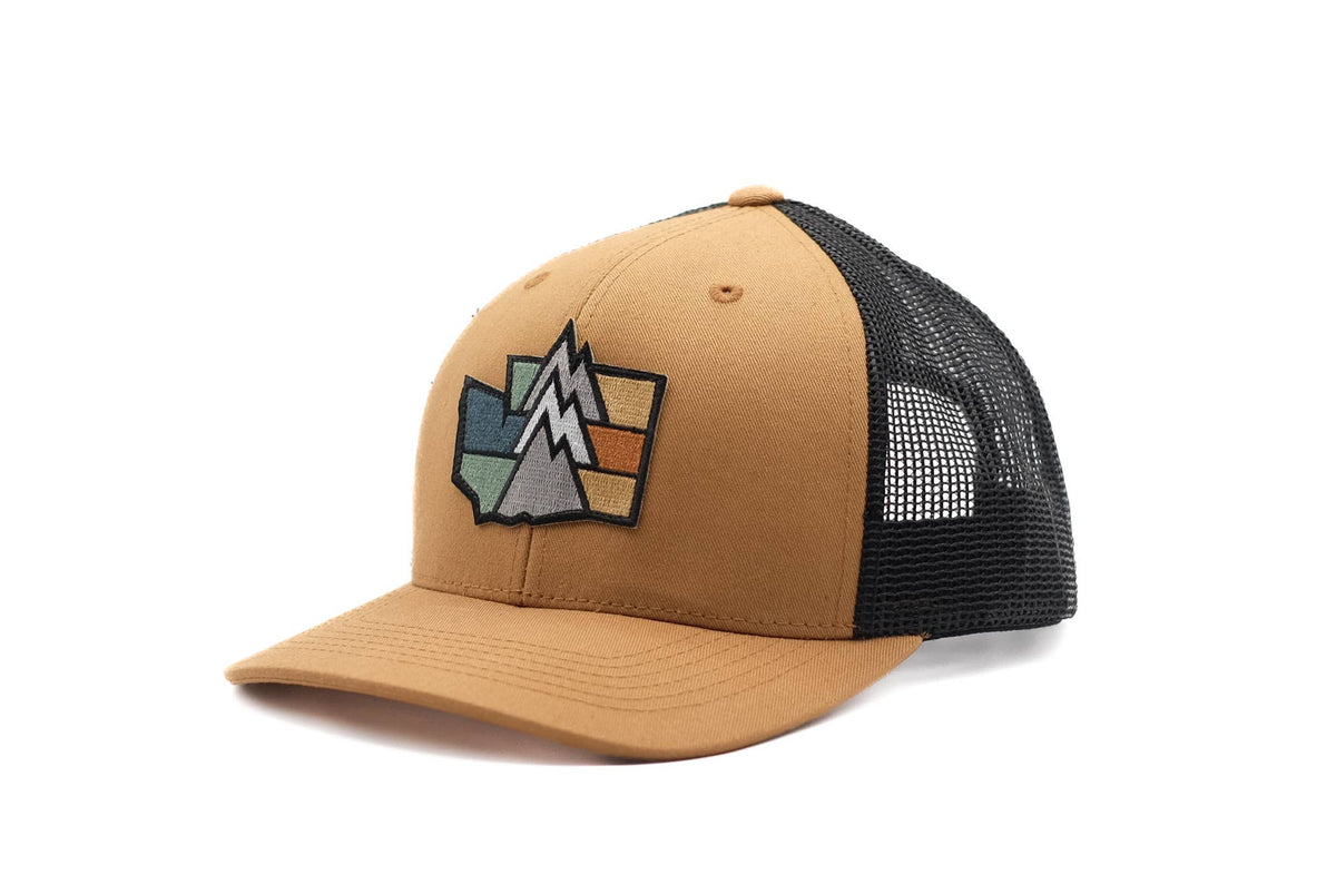 Washington PNW Trucker Hat: Fern/Black