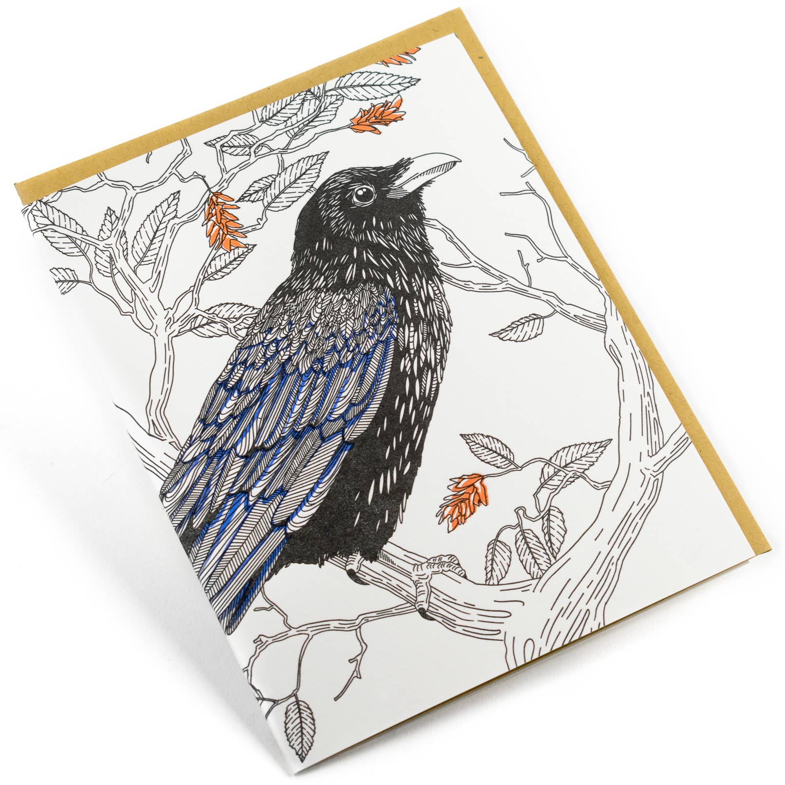 Common Raven Card - West Coast Birds: Single Card