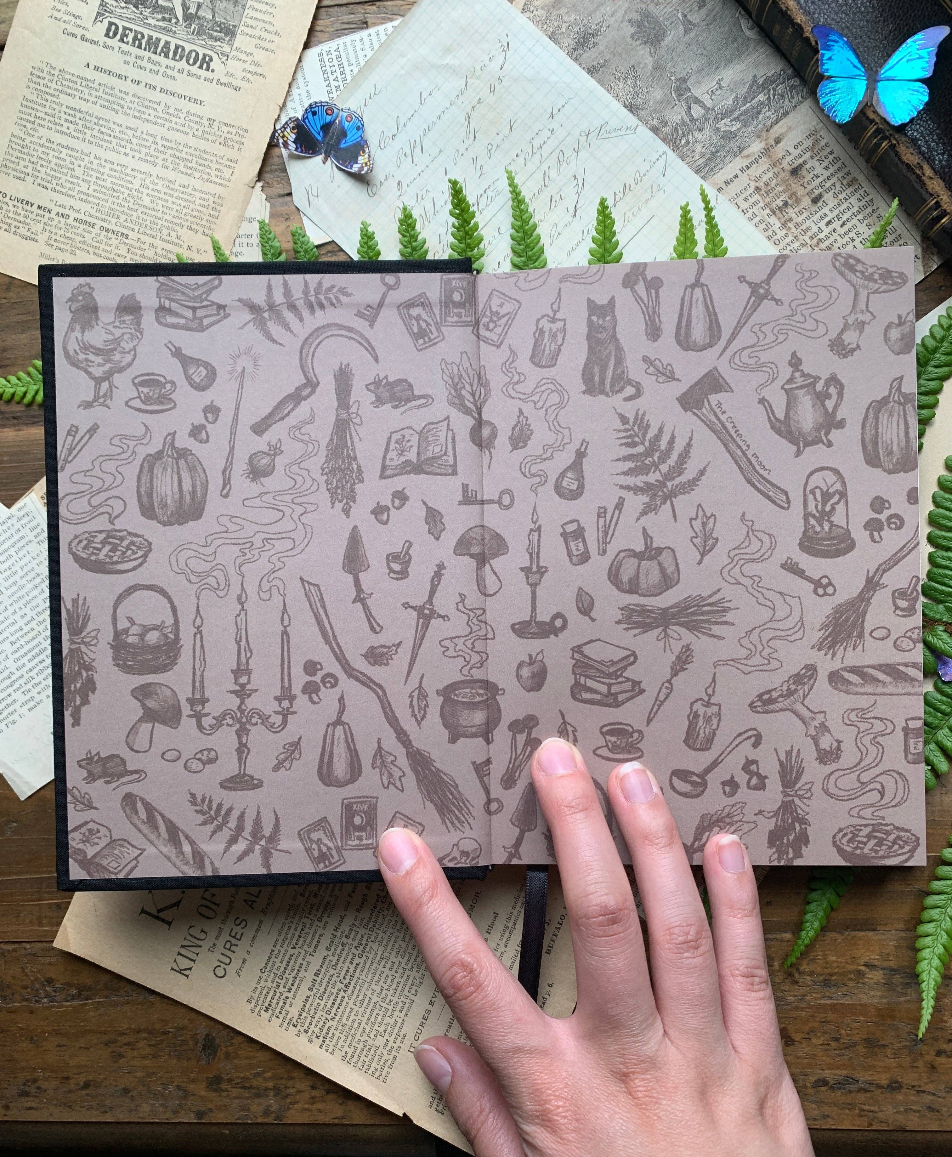 The Grimoire - Vegan Lined Notebook